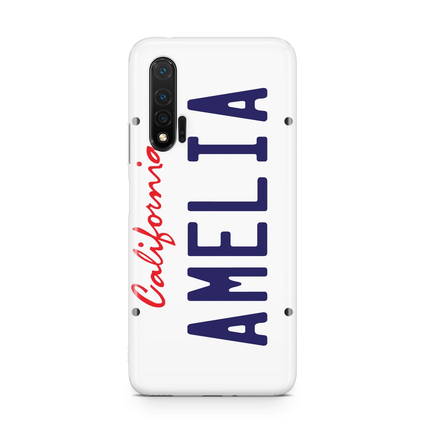 Personalised California License Plate Huawei Nova 6 Phone Case