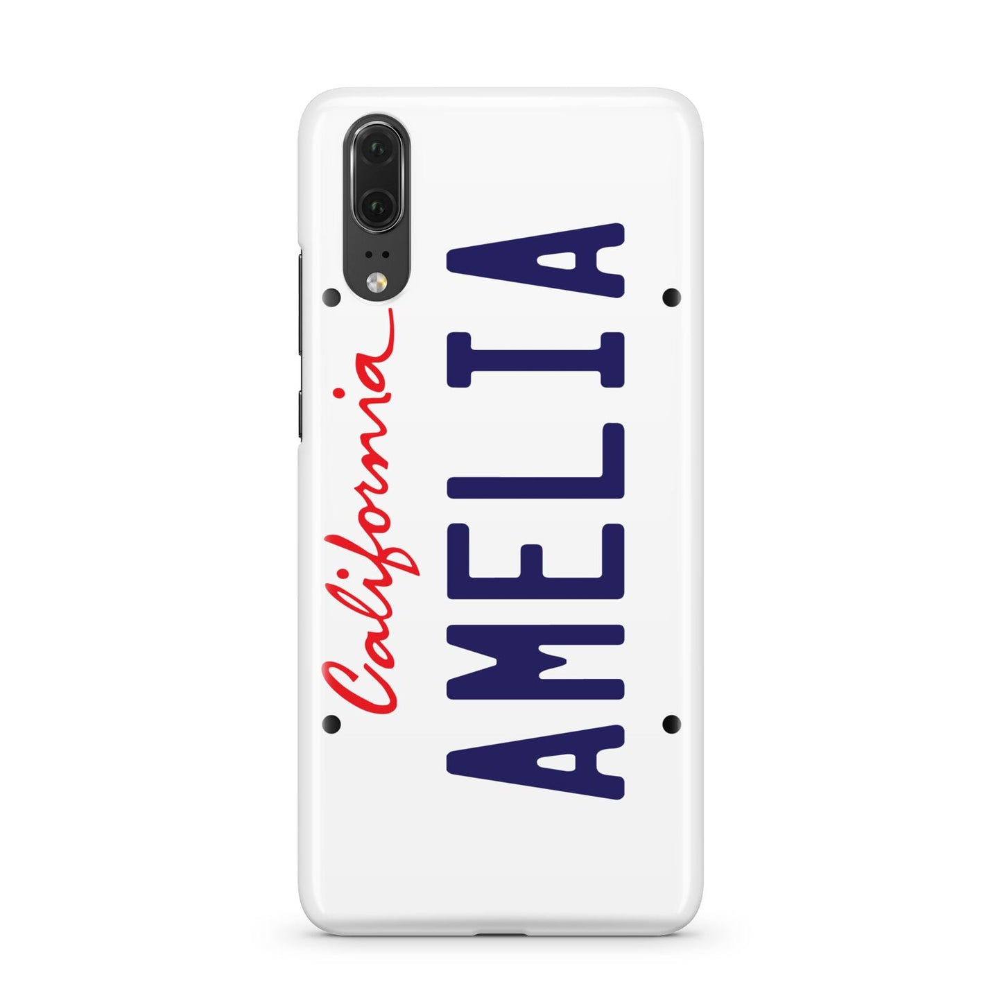 Personalised California License Plate Huawei P20 Phone Case