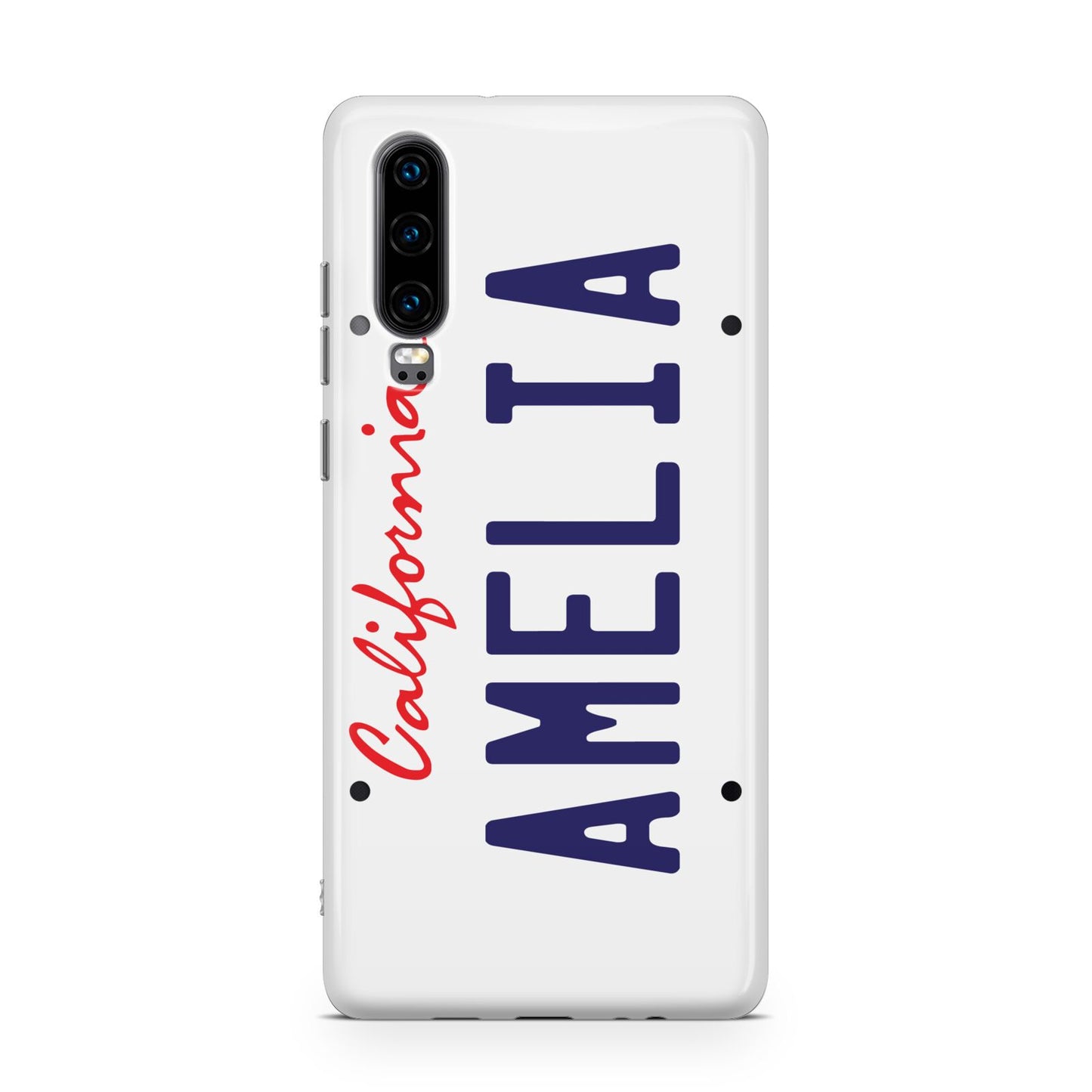 Personalised California License Plate Huawei P30 Phone Case