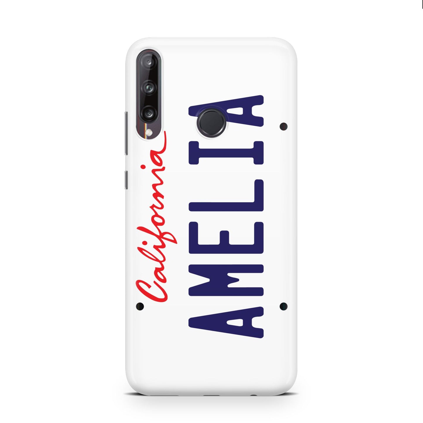 Personalised California License Plate Huawei P40 Lite E Phone Case