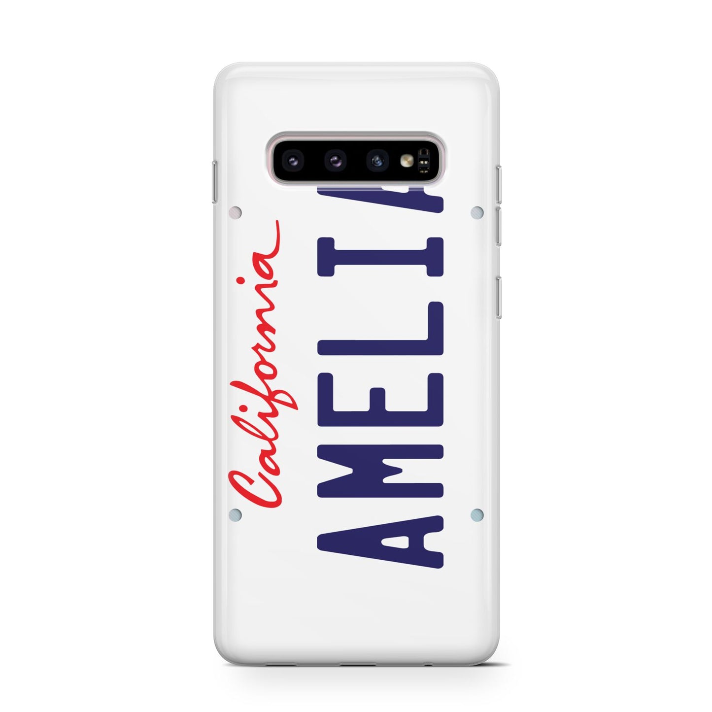 Personalised California License Plate Protective Samsung Galaxy Case