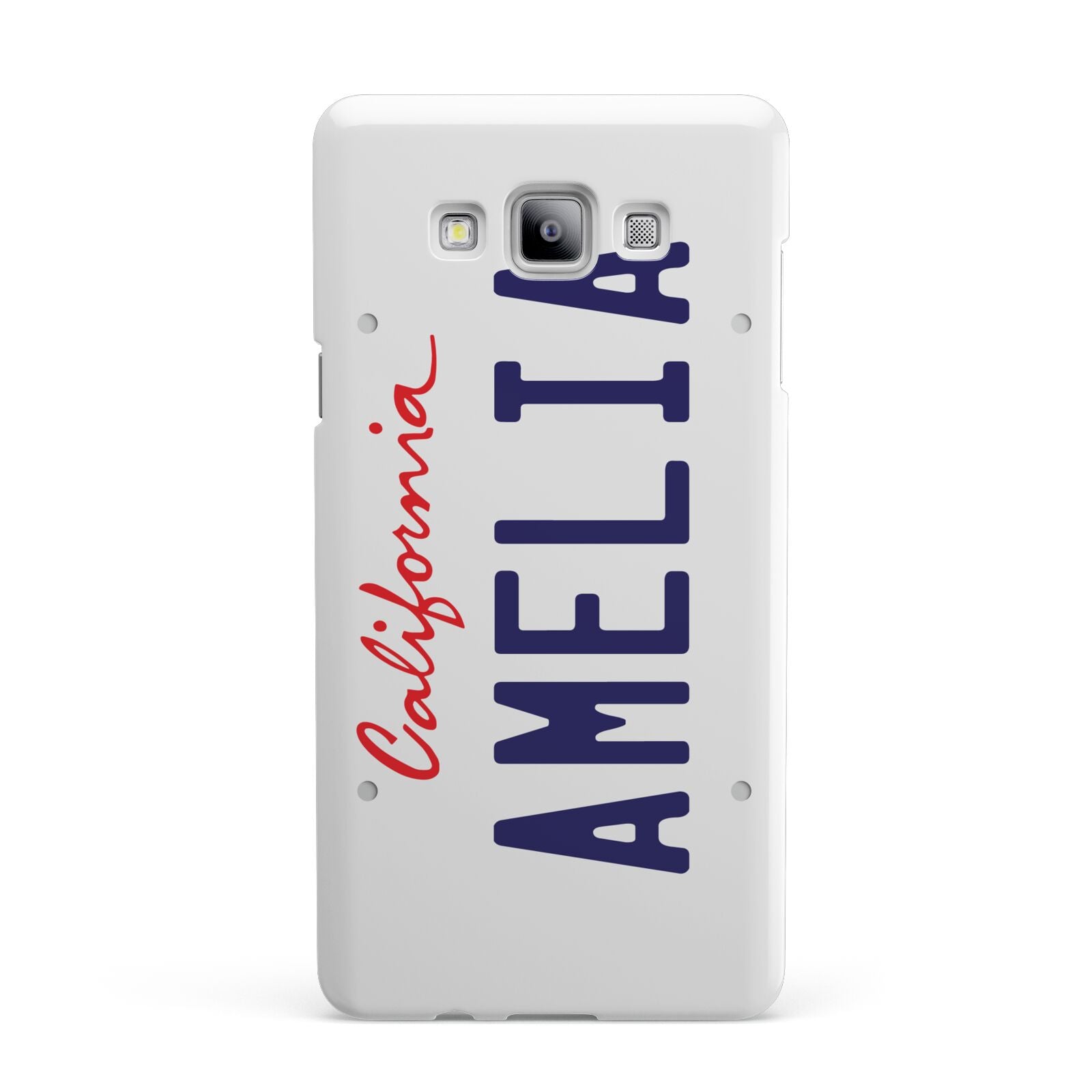 Personalised California License Plate Samsung Galaxy A7 2015 Case