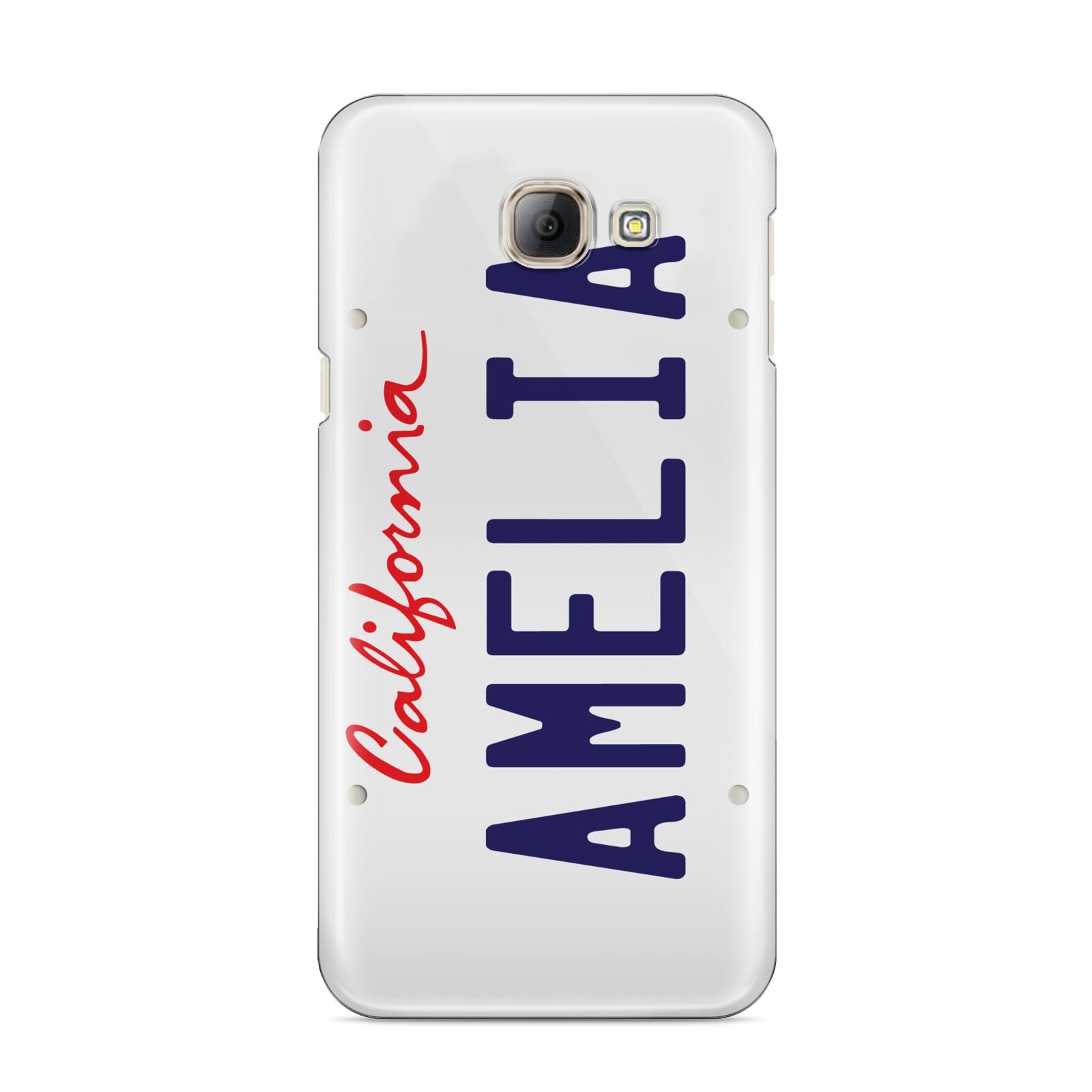 Personalised California License Plate Samsung Galaxy A8 2016 Case