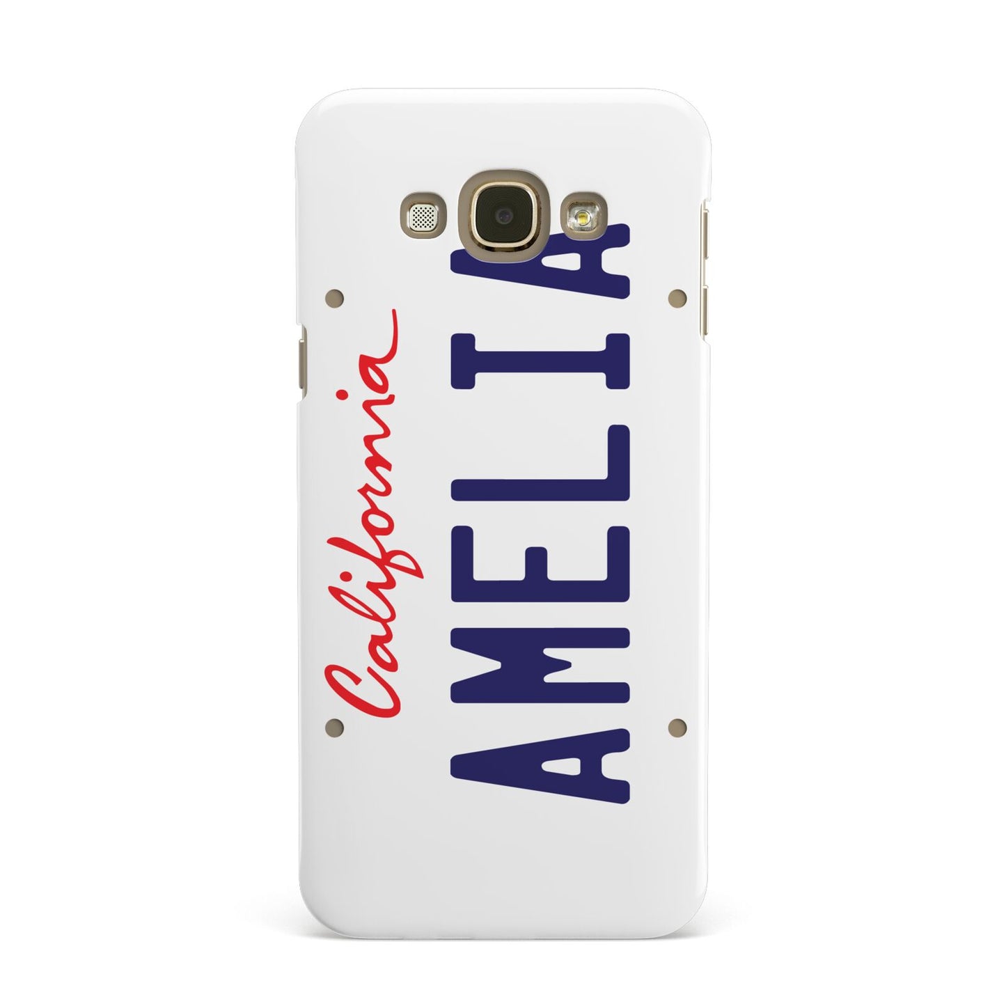 Personalised California License Plate Samsung Galaxy A8 Case