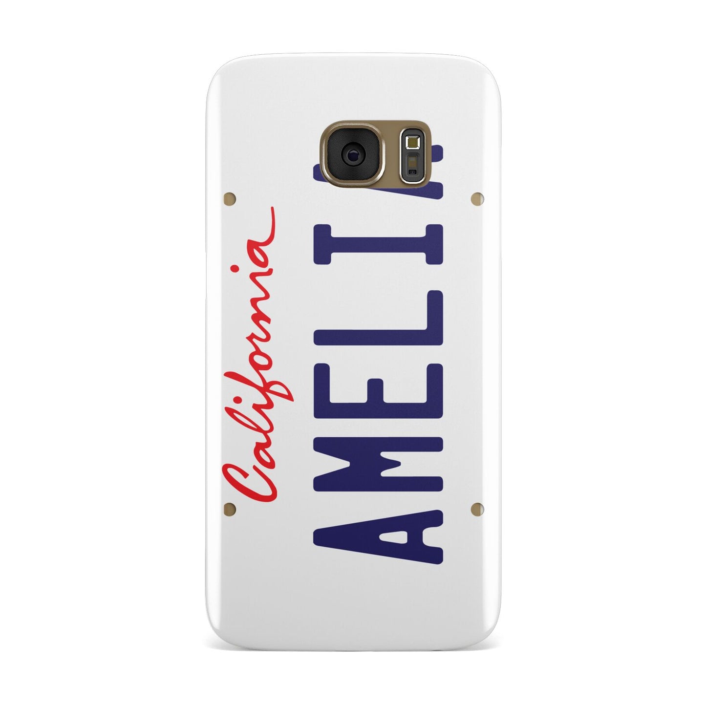 Personalised California License Plate Samsung Galaxy Case