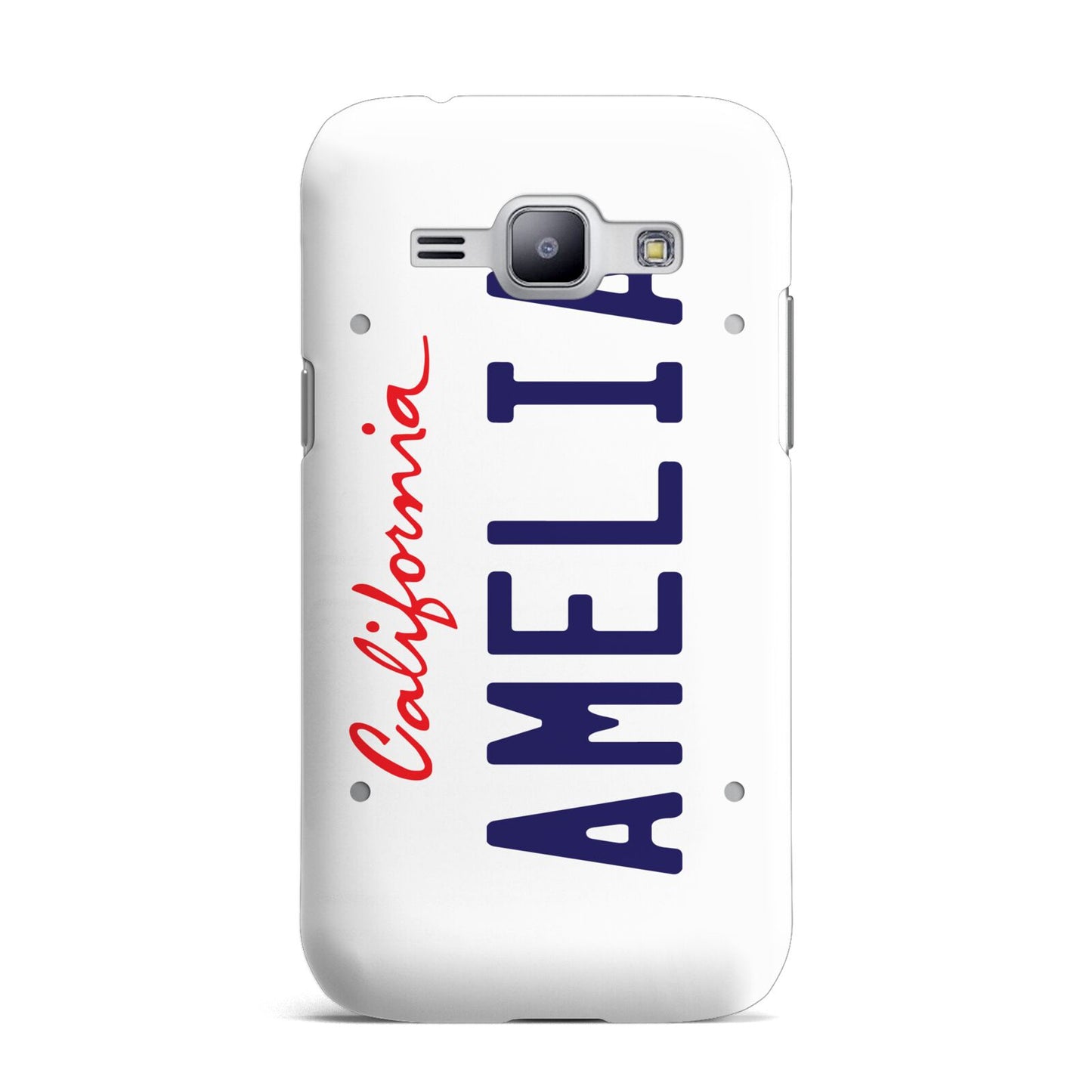 Personalised California License Plate Samsung Galaxy J1 2015 Case