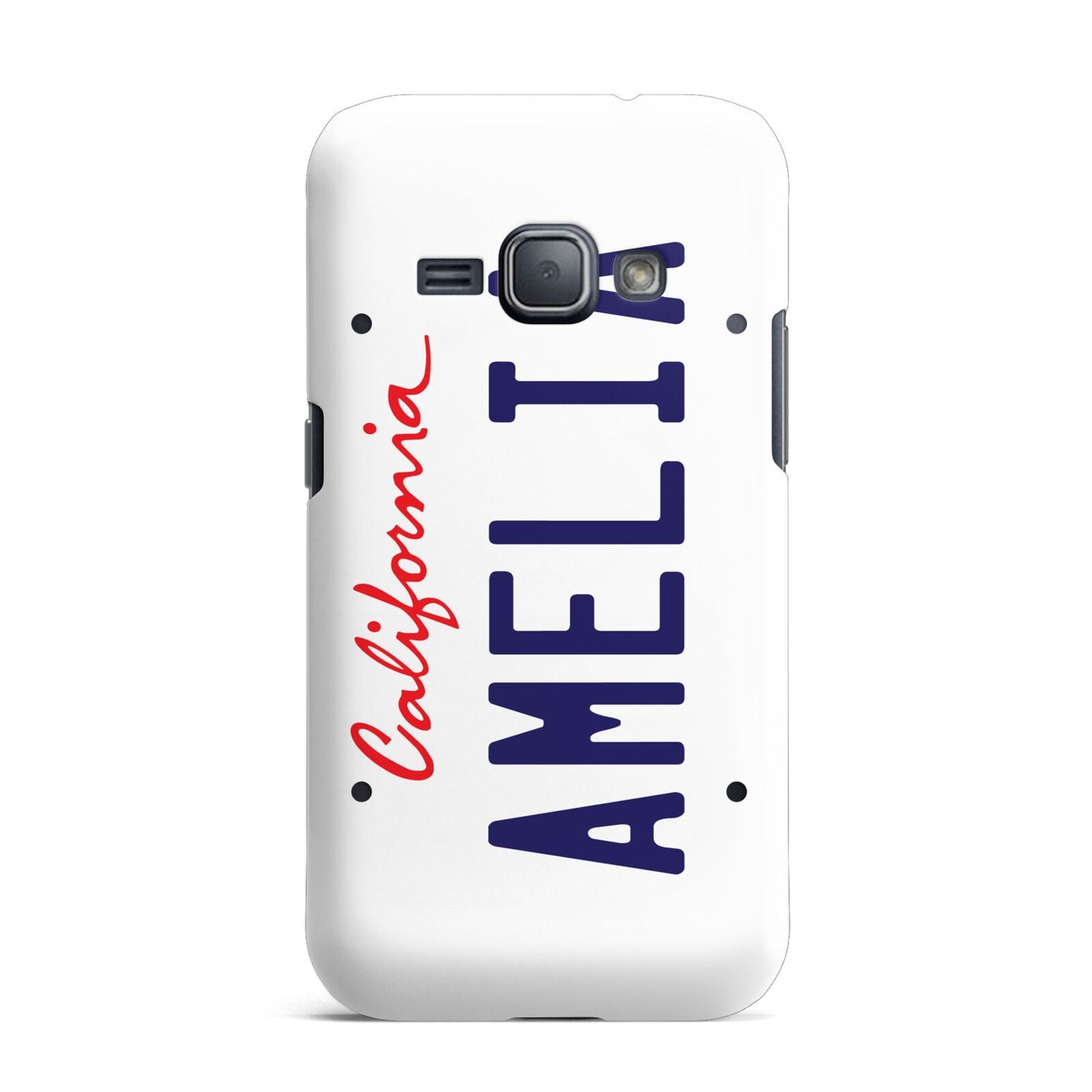 Personalised California License Plate Samsung Galaxy J1 2016 Case