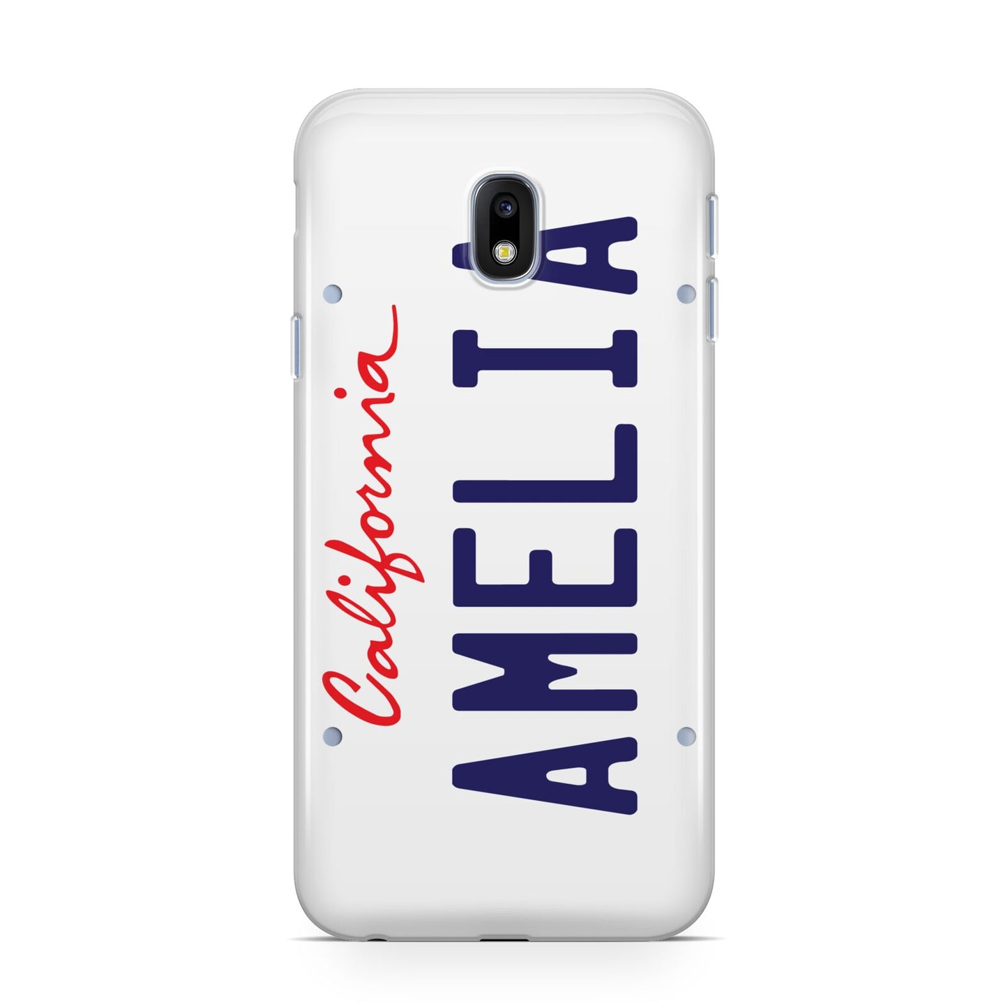 Personalised California License Plate Samsung Galaxy J3 2017 Case