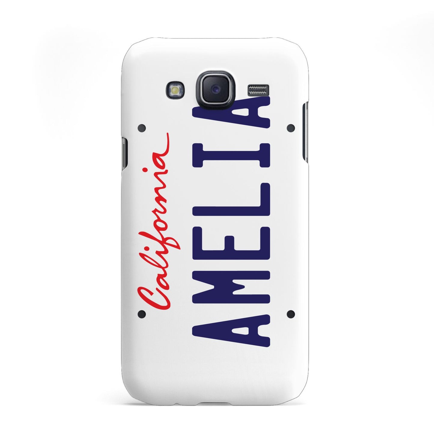 Personalised California License Plate Samsung Galaxy J5 Case