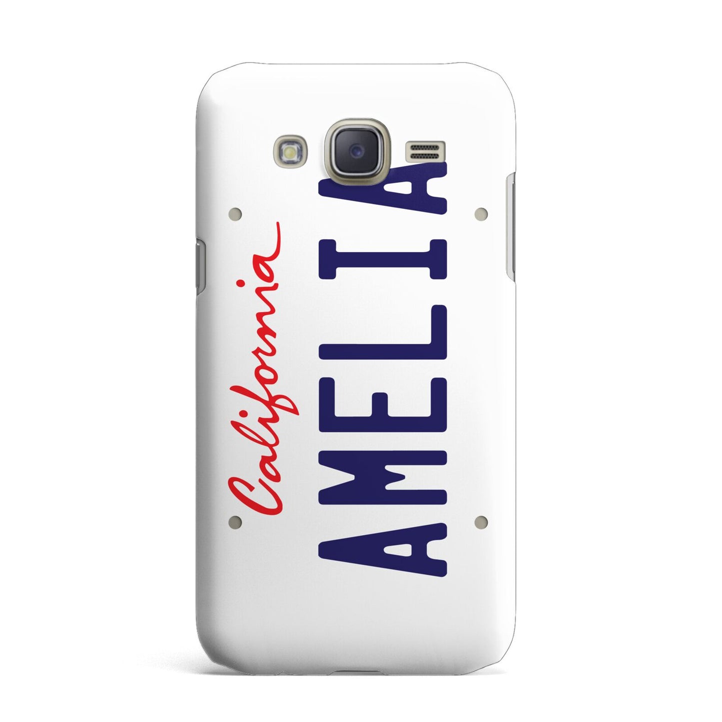 Personalised California License Plate Samsung Galaxy J7 Case