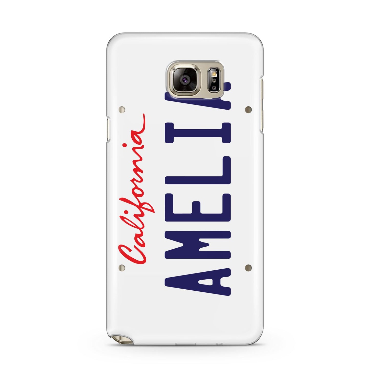 Personalised California License Plate Samsung Galaxy Note 5 Case