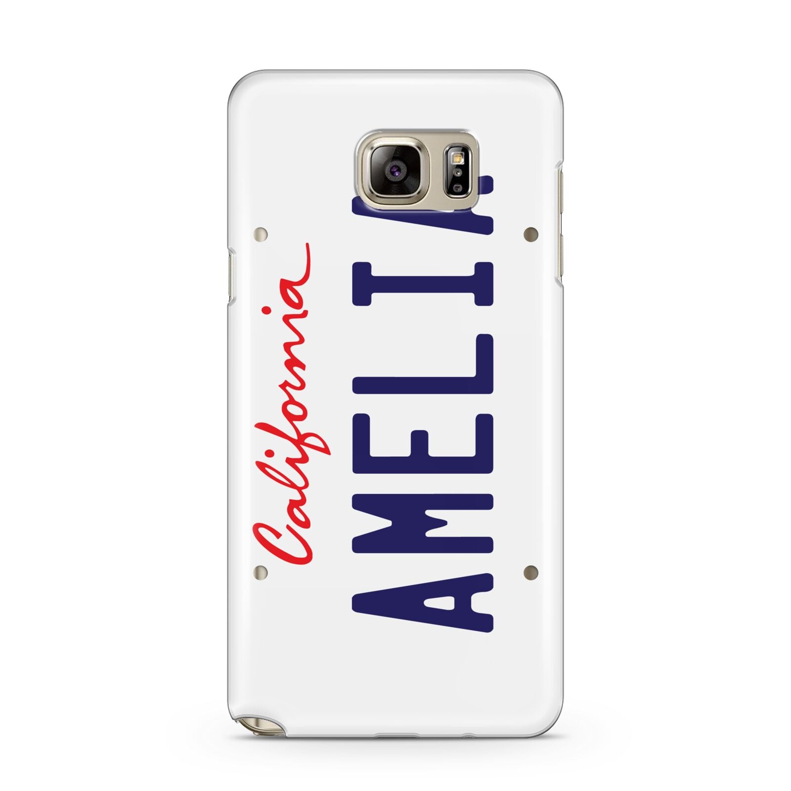 Personalised California License Plate Samsung Galaxy Note 5 Case