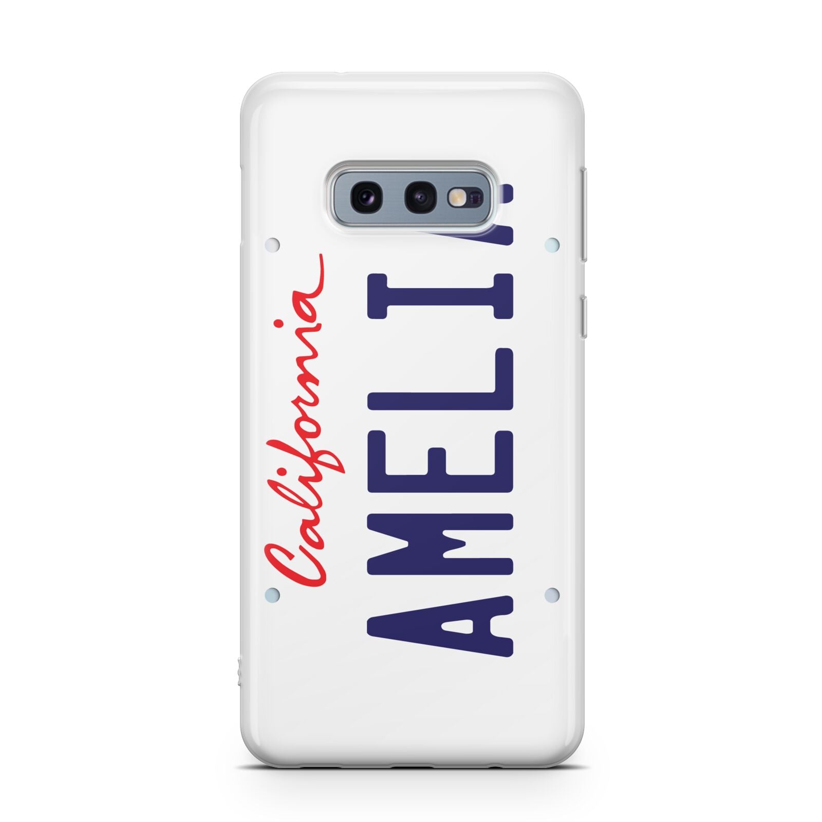 Personalised California License Plate Samsung Galaxy S10E Case