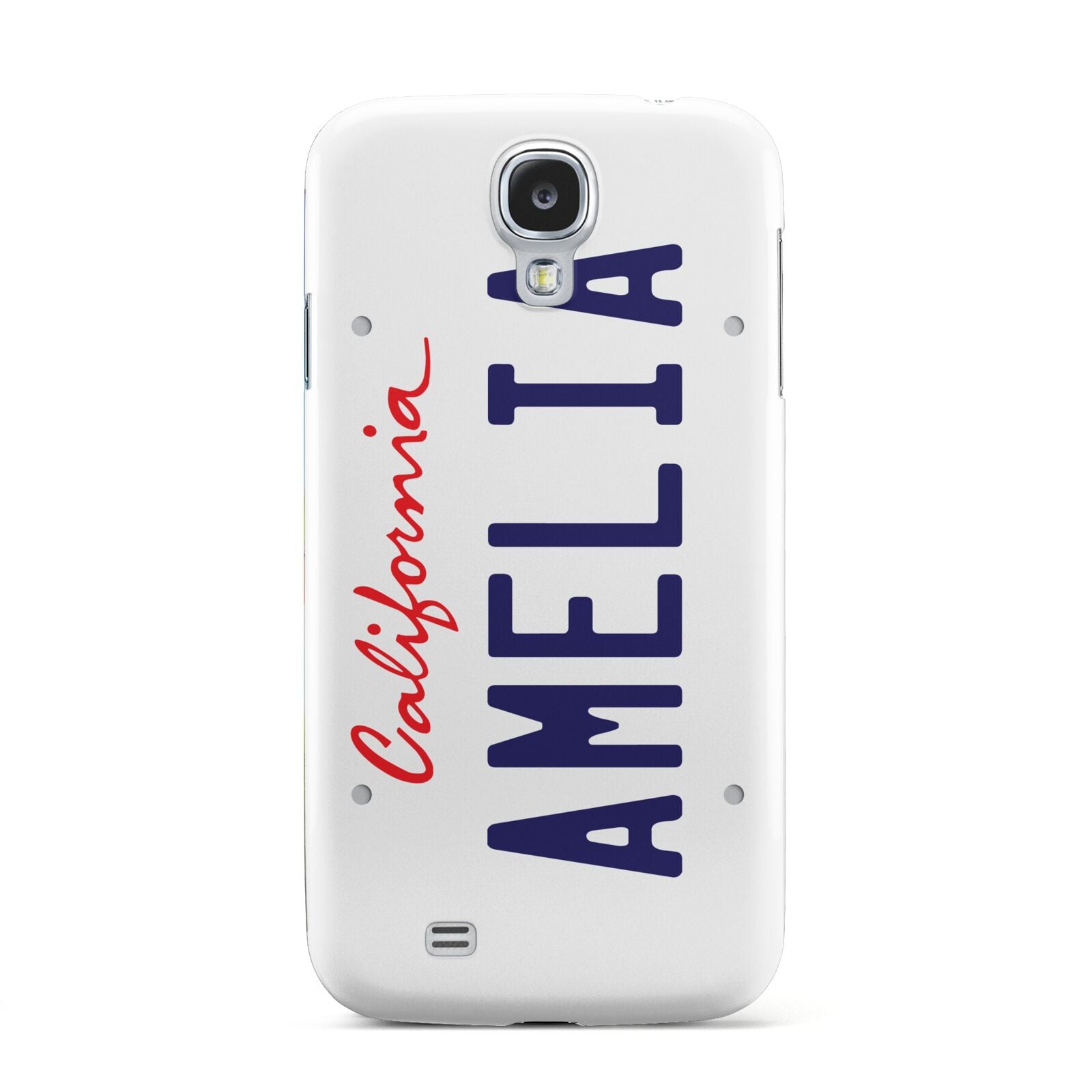 Personalised California License Plate Samsung Galaxy S4 Case