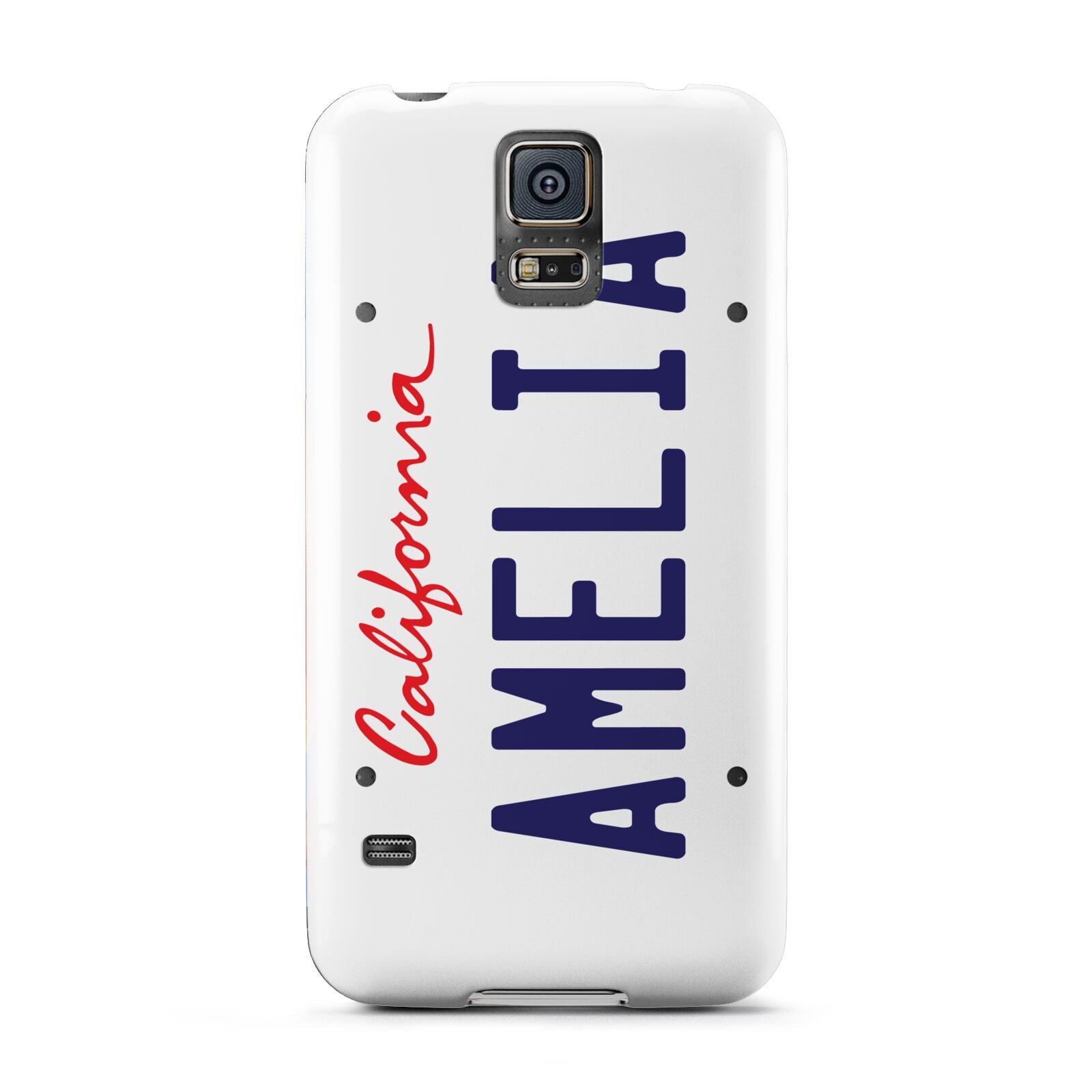 Personalised California License Plate Samsung Galaxy S5 Case