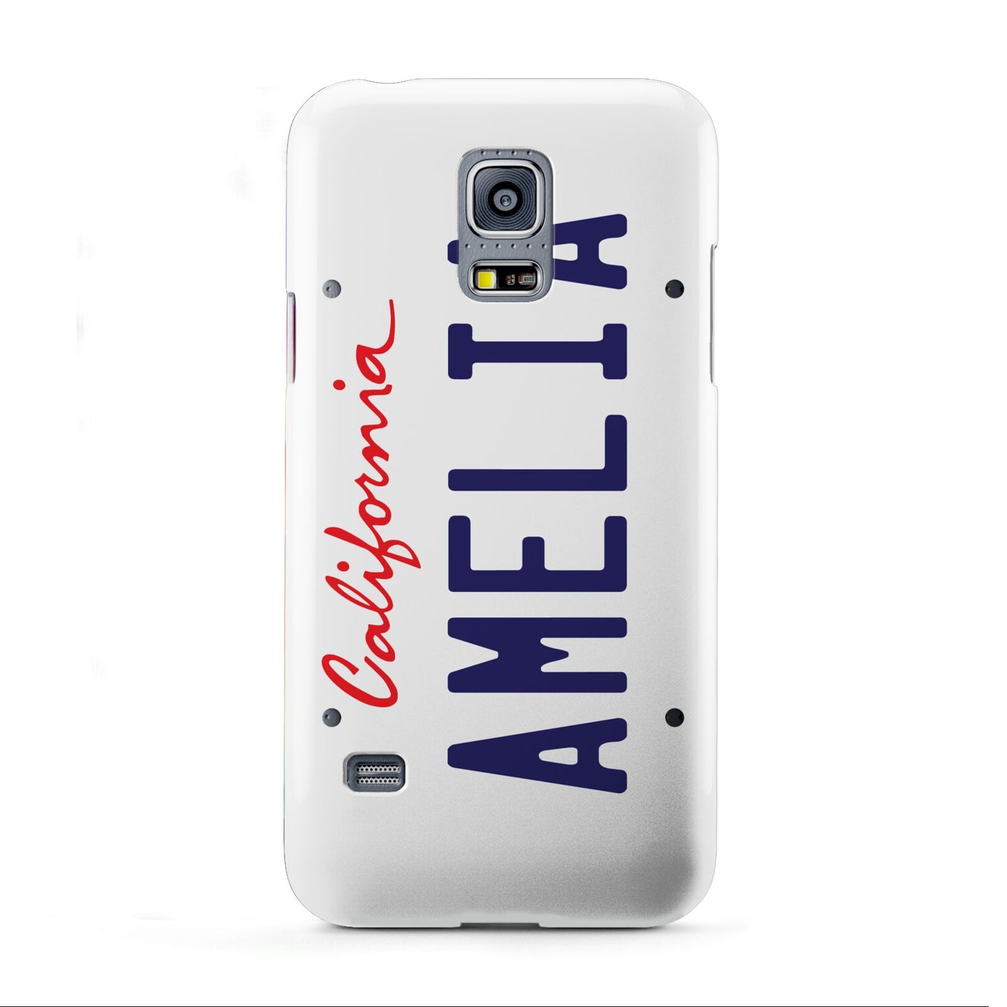 Personalised California License Plate Samsung Galaxy S5 Mini Case