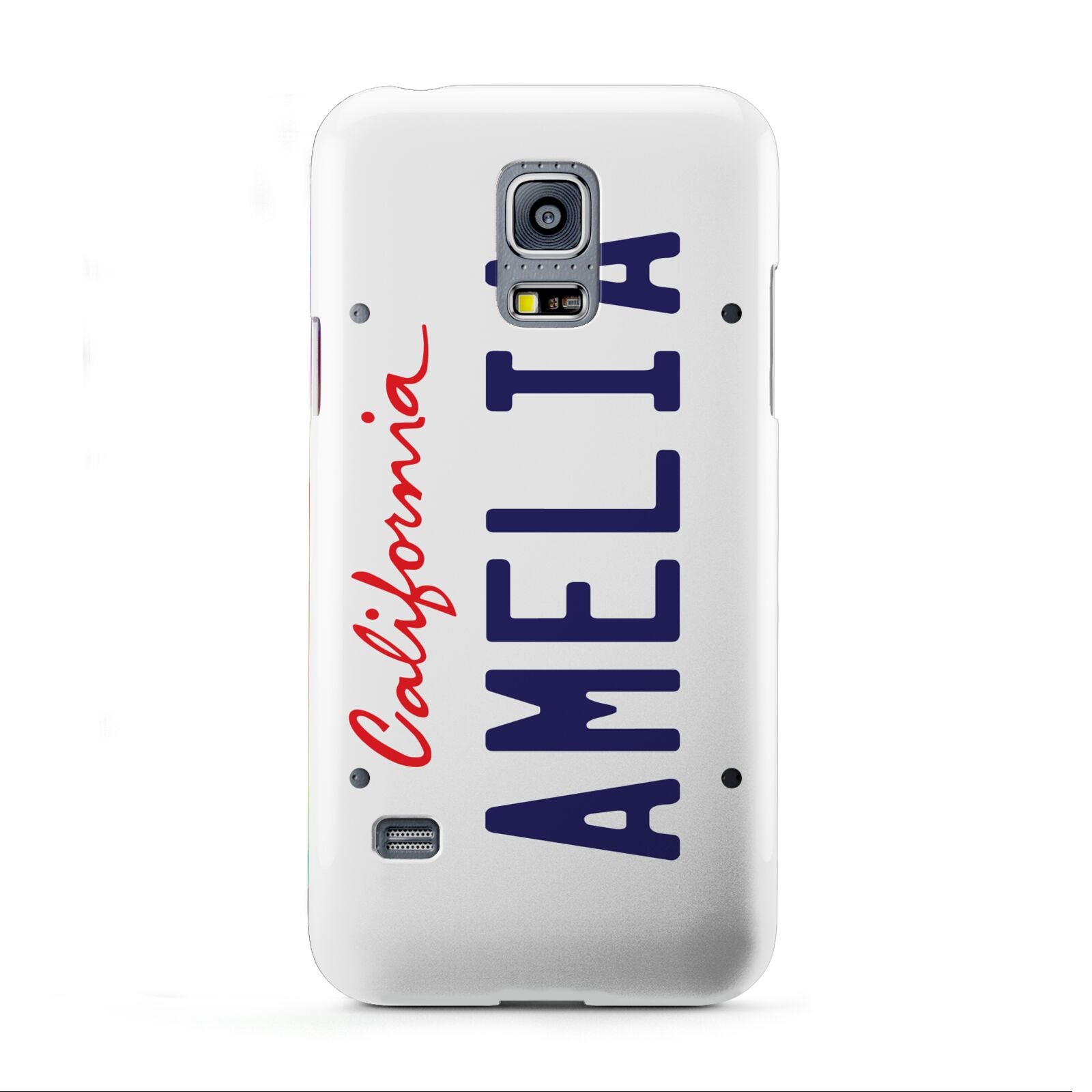 Personalised California License Plate Samsung Galaxy S5 Mini Case