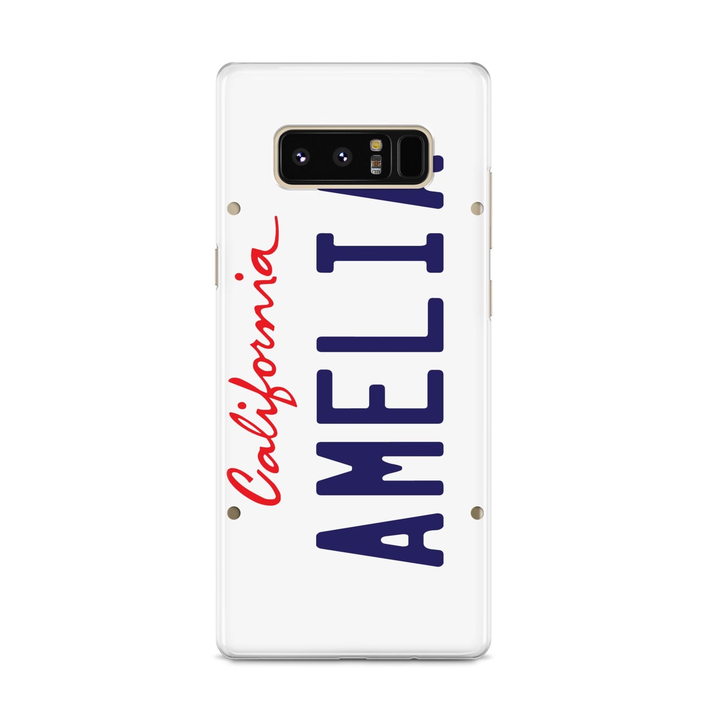 Personalised California License Plate Samsung Galaxy S8 Case