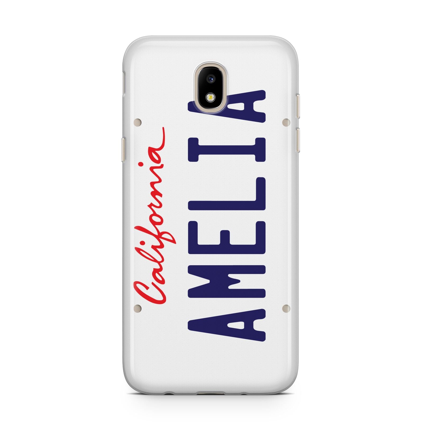 Personalised California License Plate Samsung J5 2017 Case