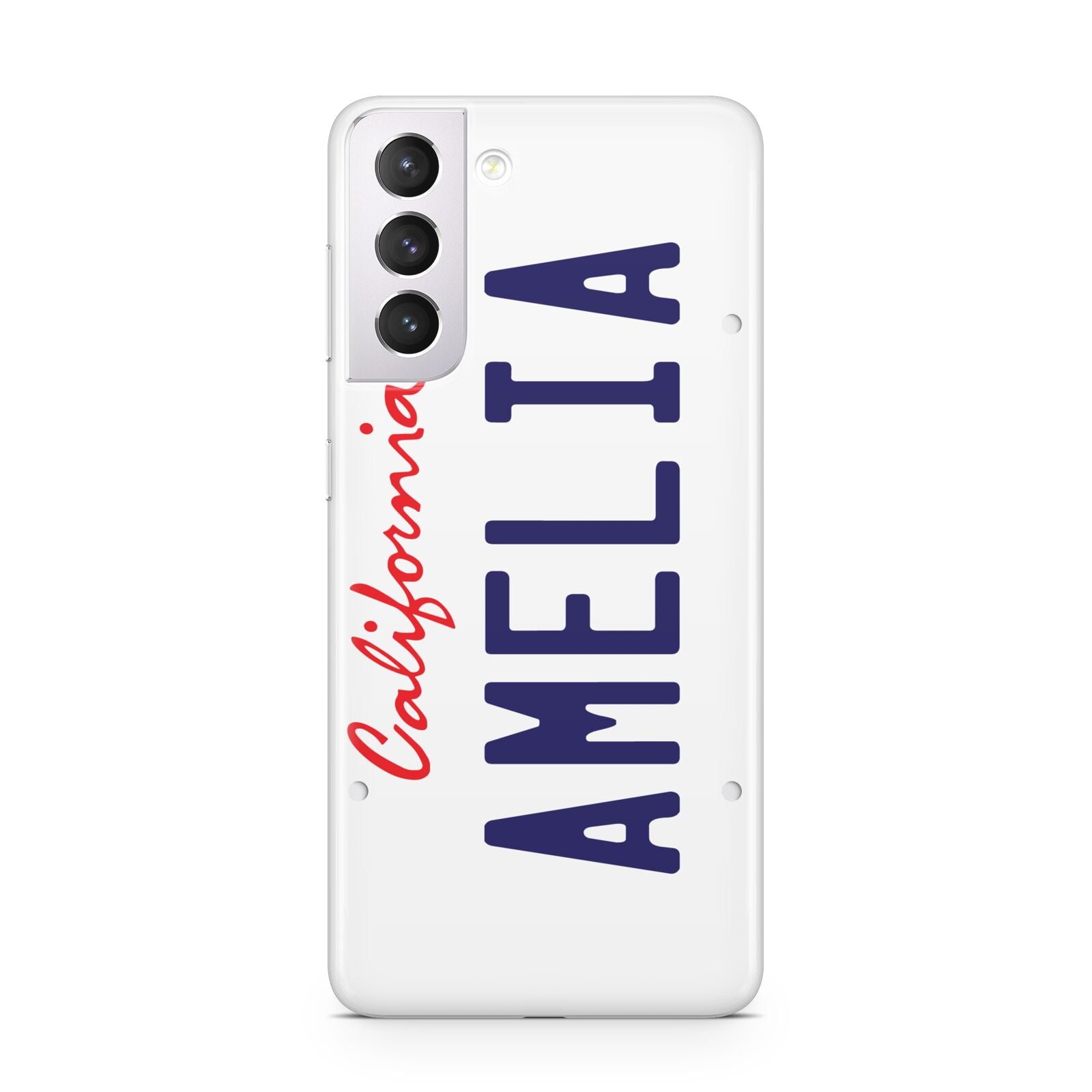 Personalised California License Plate Samsung S21 Case