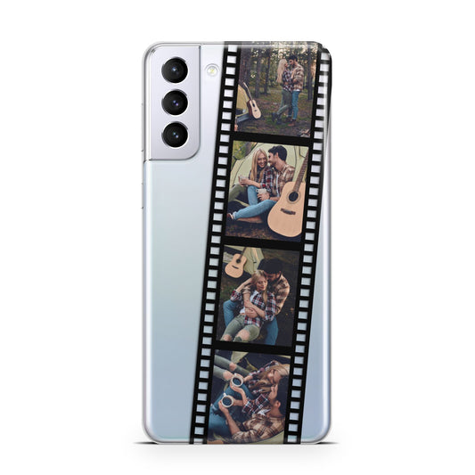 Personalised Camera Film Photo Samsung S21 Plus Phone Case