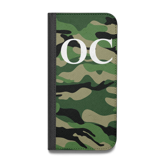 Personalised Camouflage Vegan Leather Flip Samsung Case