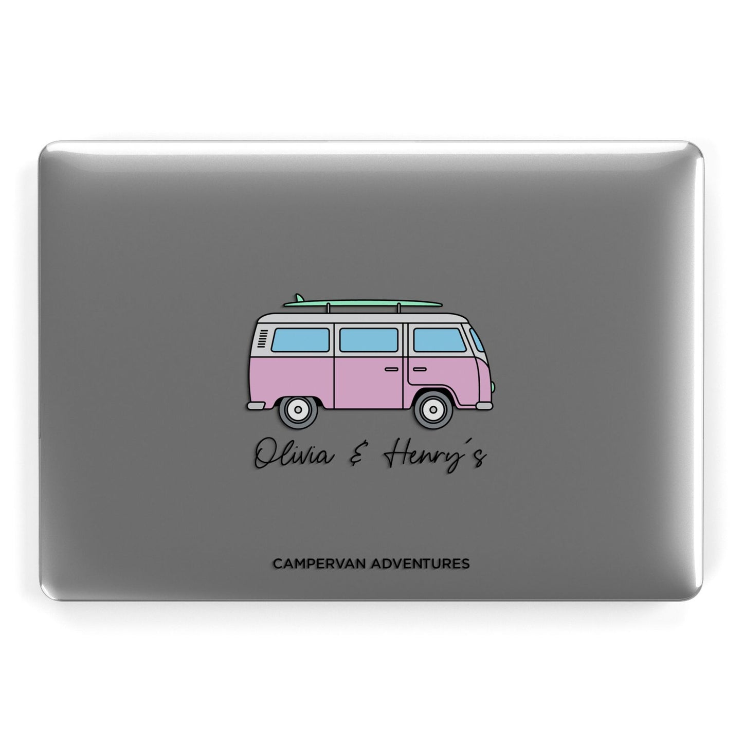 Personalised Campervan Adventures Apple MacBook Case