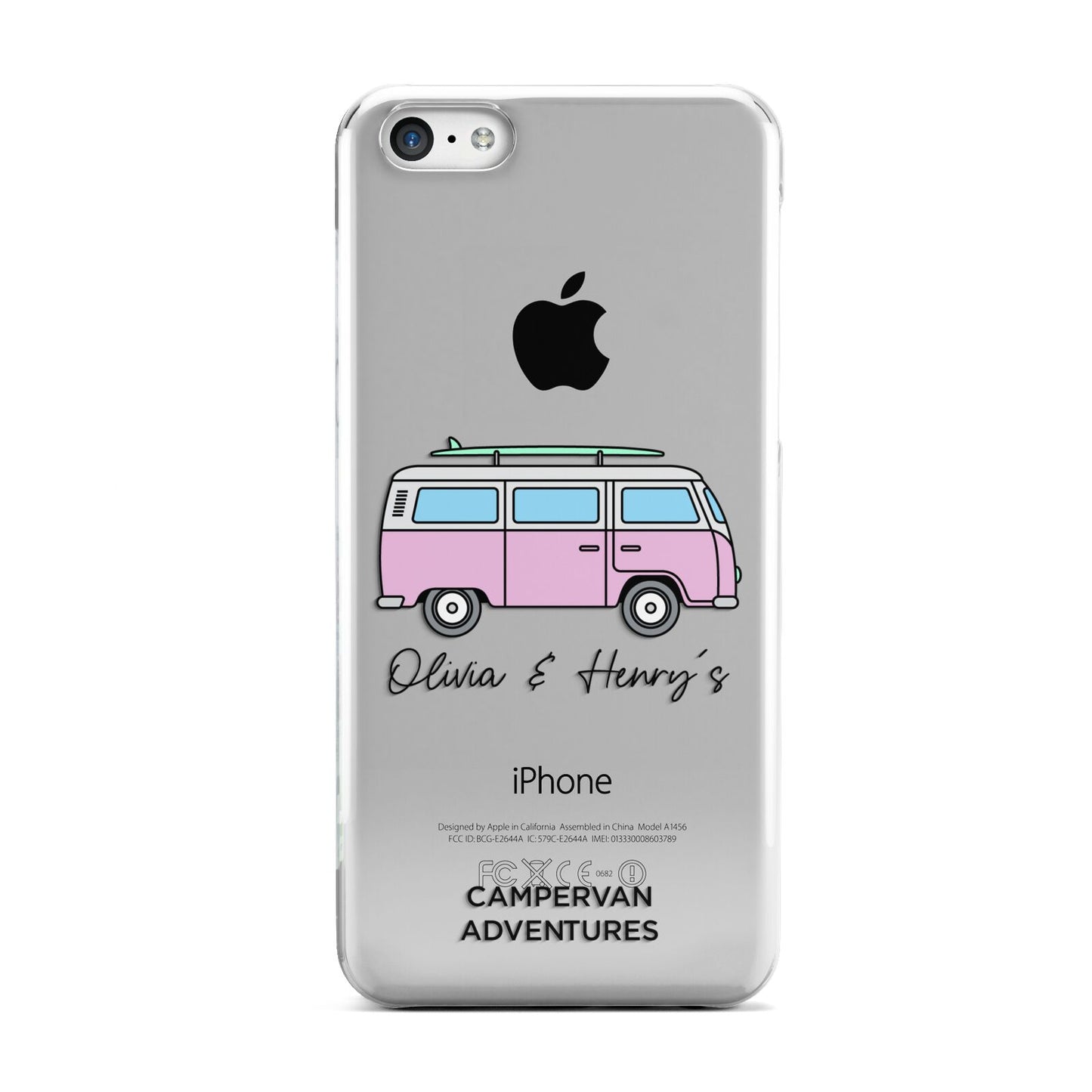 Personalised Campervan Adventures Apple iPhone 5c Case