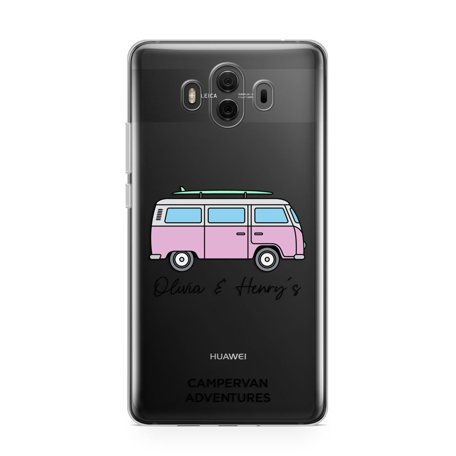 Personalised Campervan Adventures Huawei Mate 10 Protective Phone Case