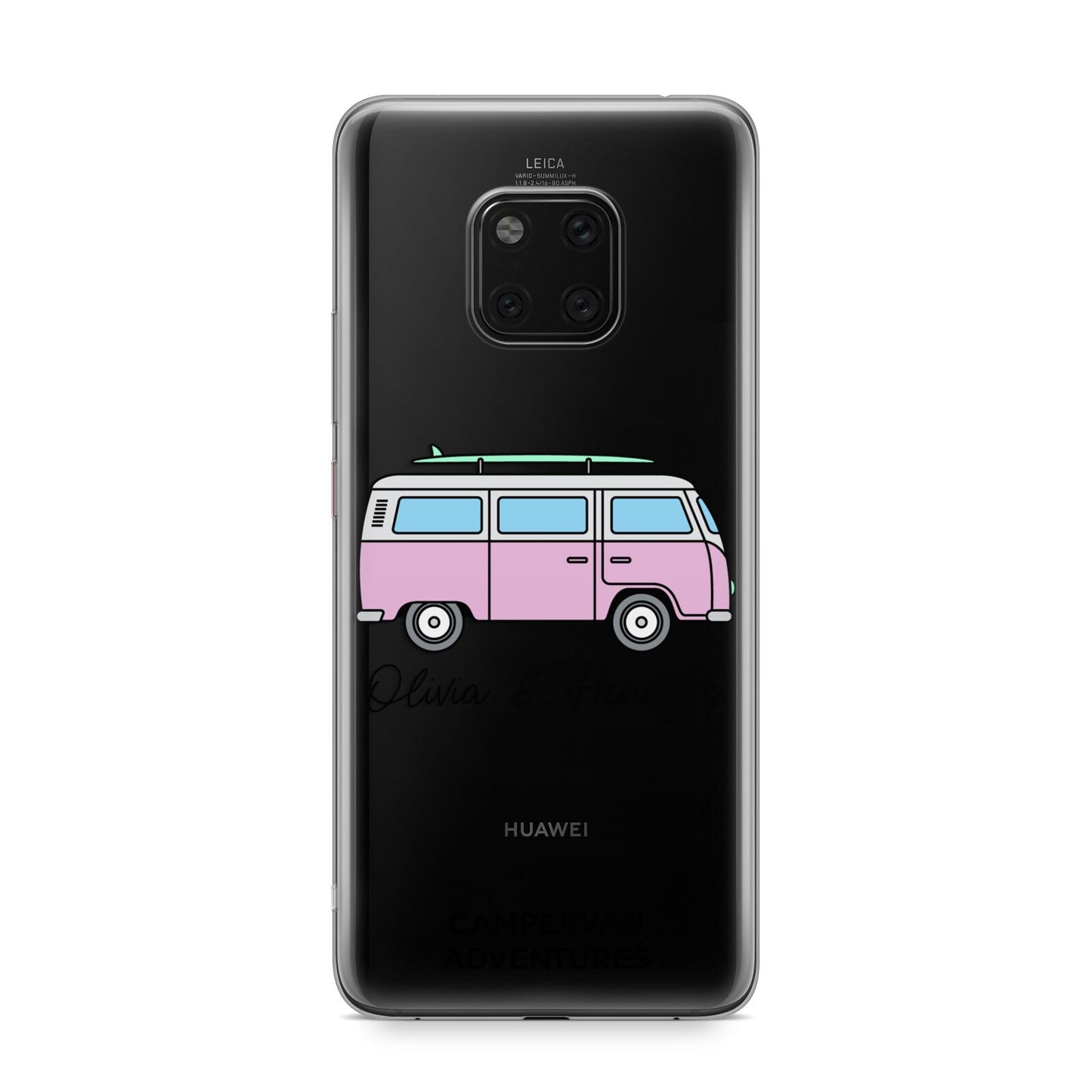 Personalised Campervan Adventures Huawei Mate 20 Pro Phone Case