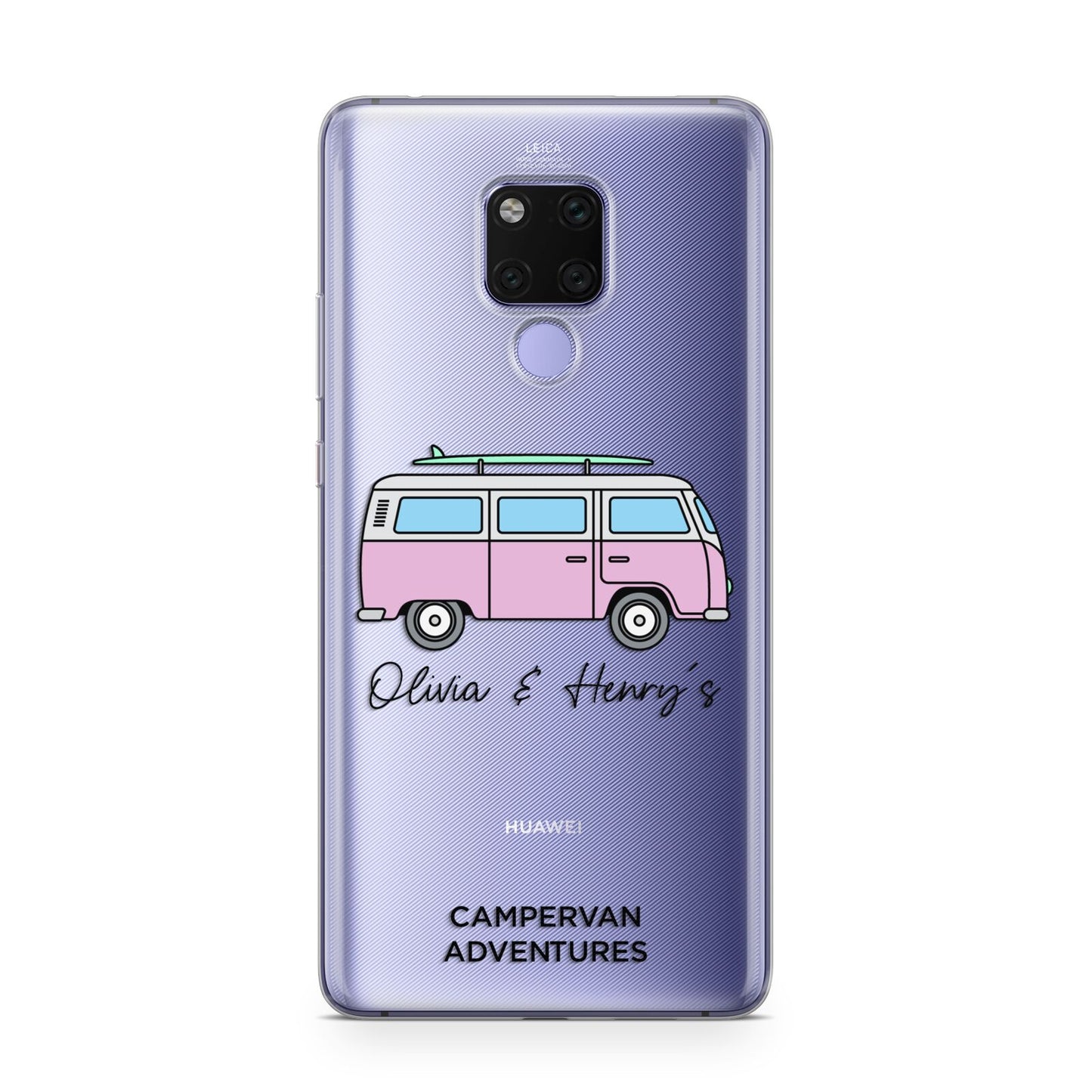 Personalised Campervan Adventures Huawei Mate 20X Phone Case