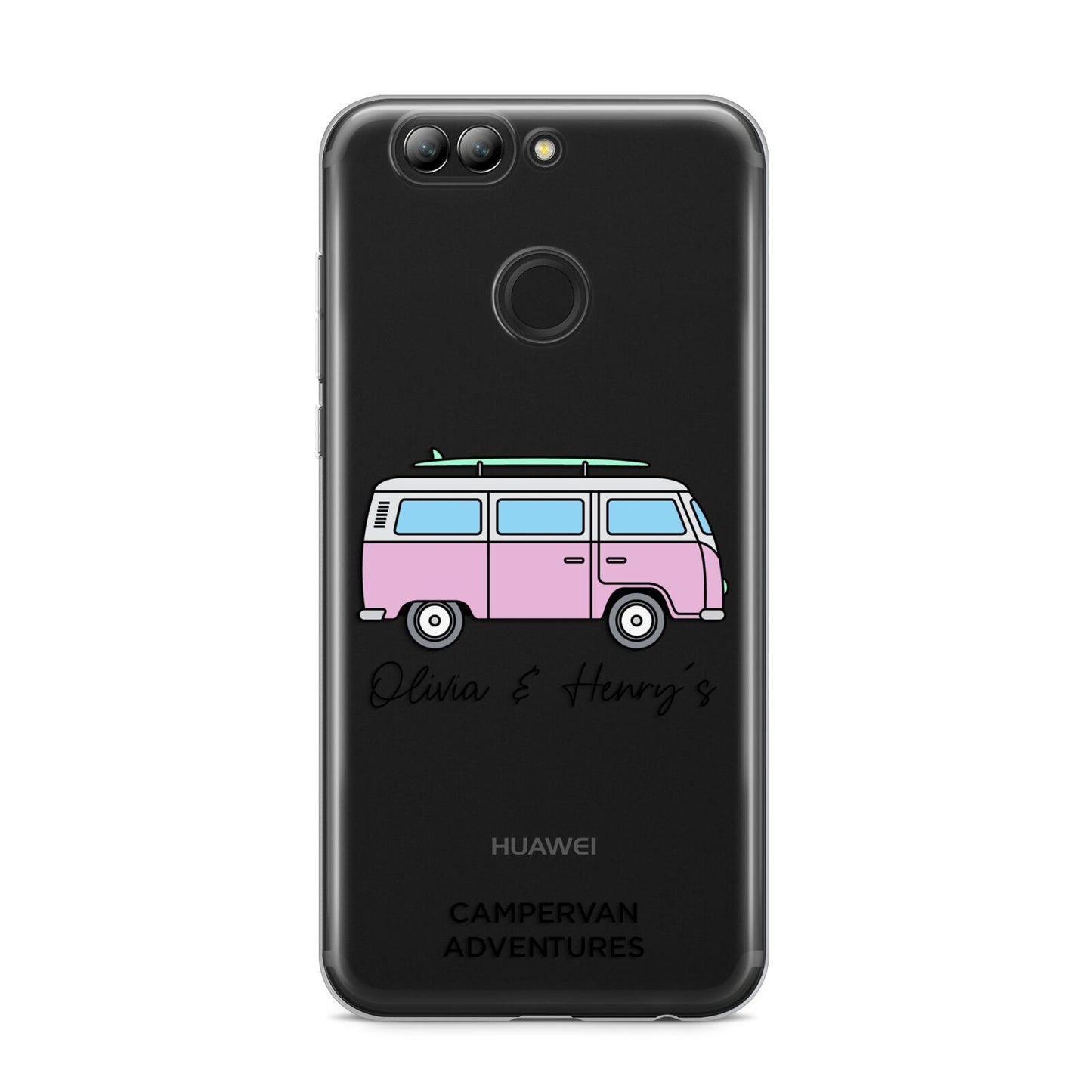 Personalised Campervan Adventures Huawei Nova 2s Phone Case