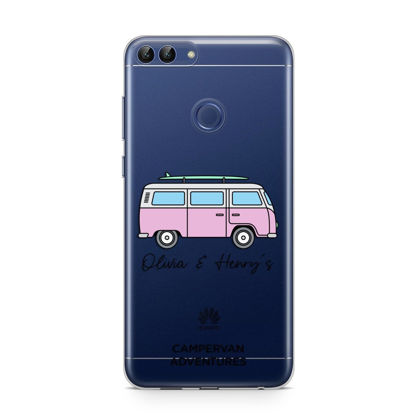 Personalised Campervan Adventures Huawei P Smart Case