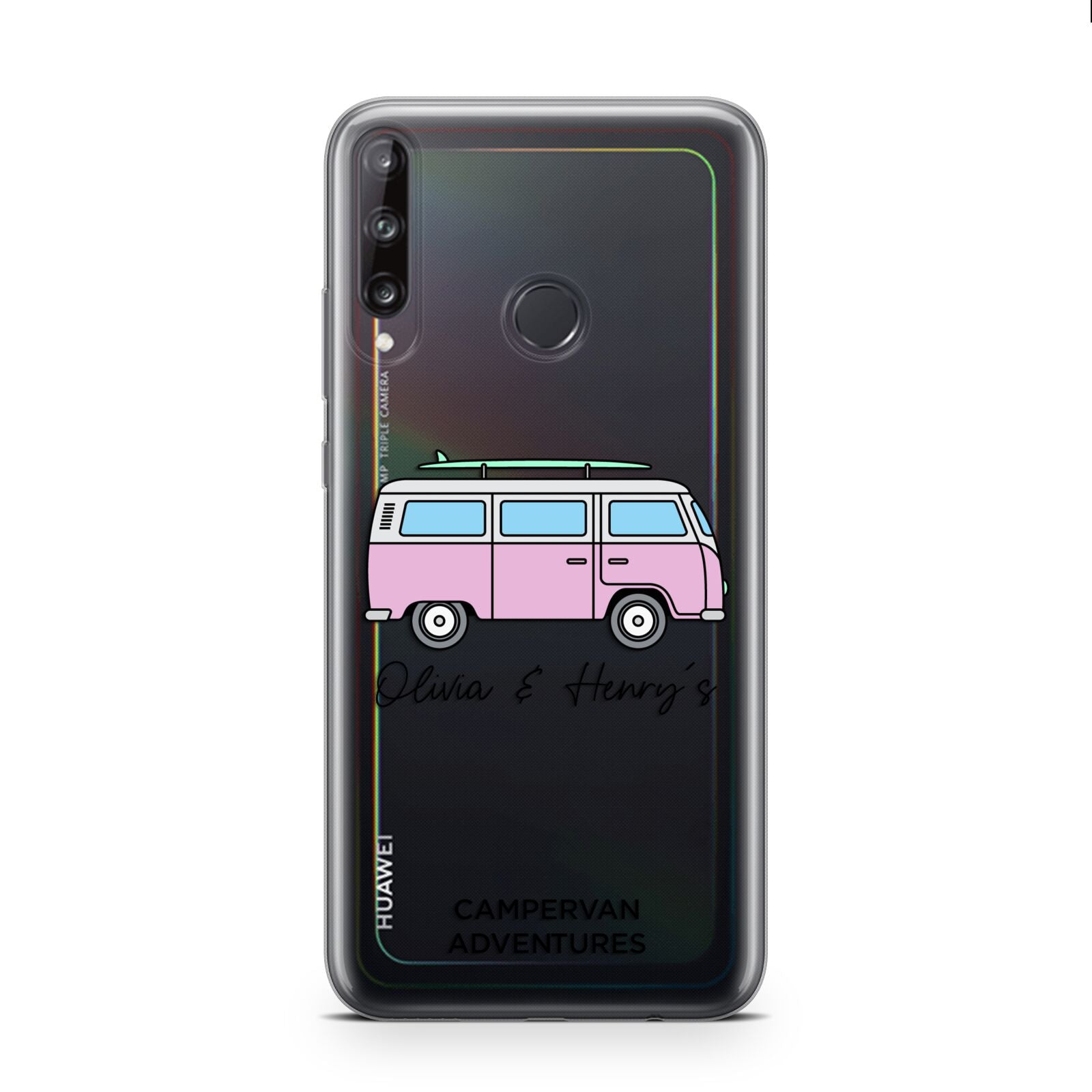 Personalised Campervan Adventures Huawei P40 Lite E Phone Case