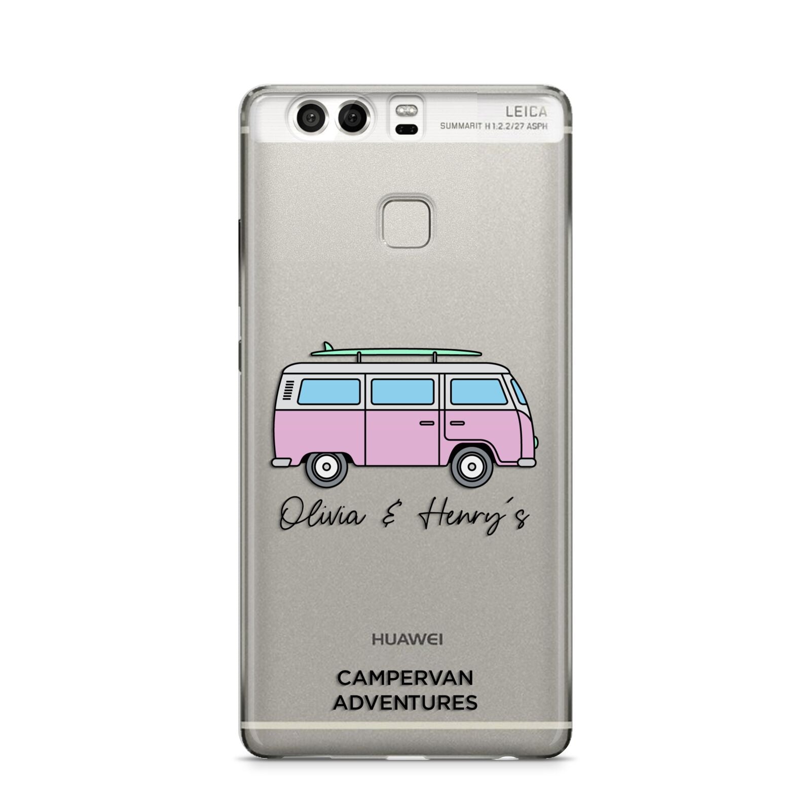 Personalised Campervan Adventures Huawei P9 Case