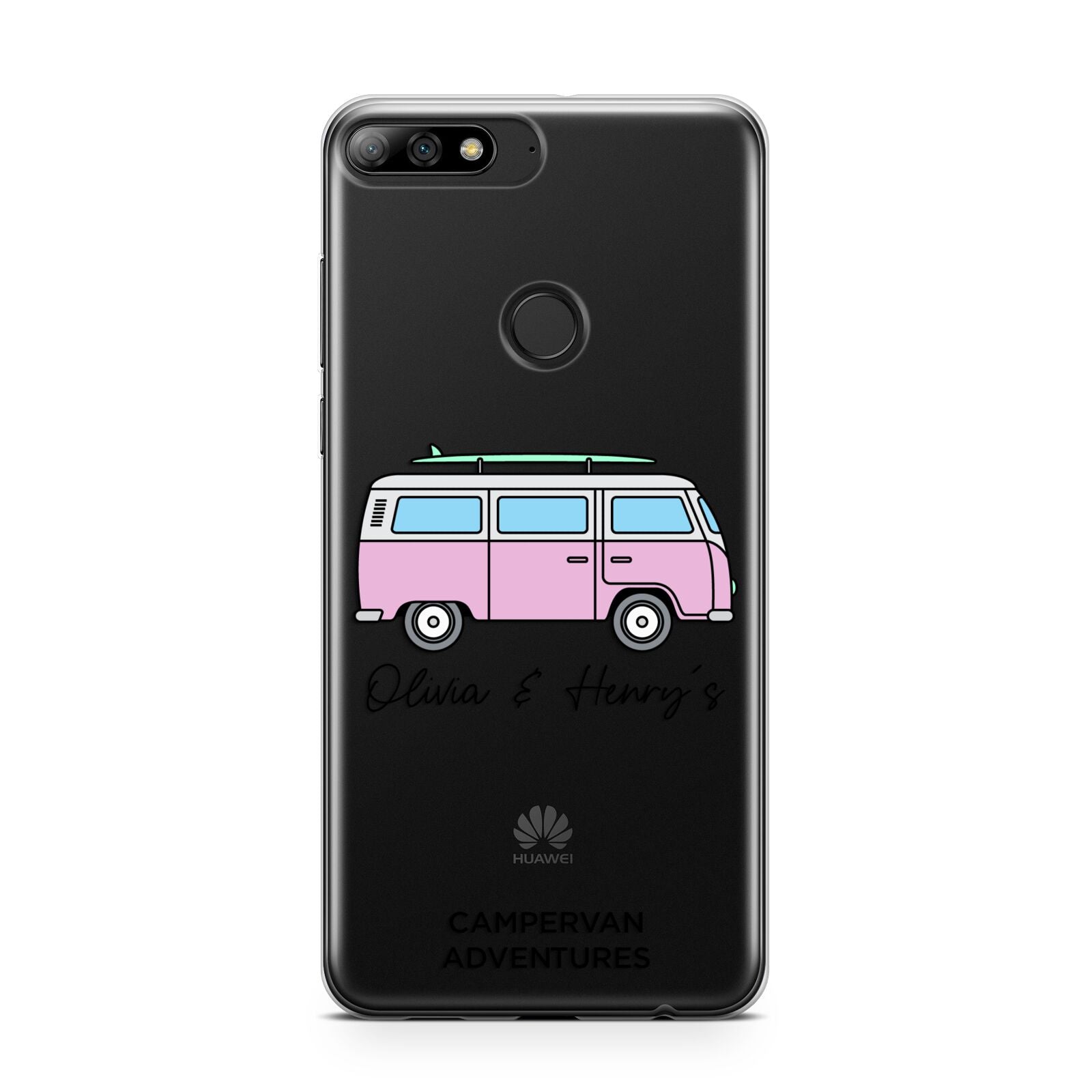 Personalised Campervan Adventures Huawei Y7 2018