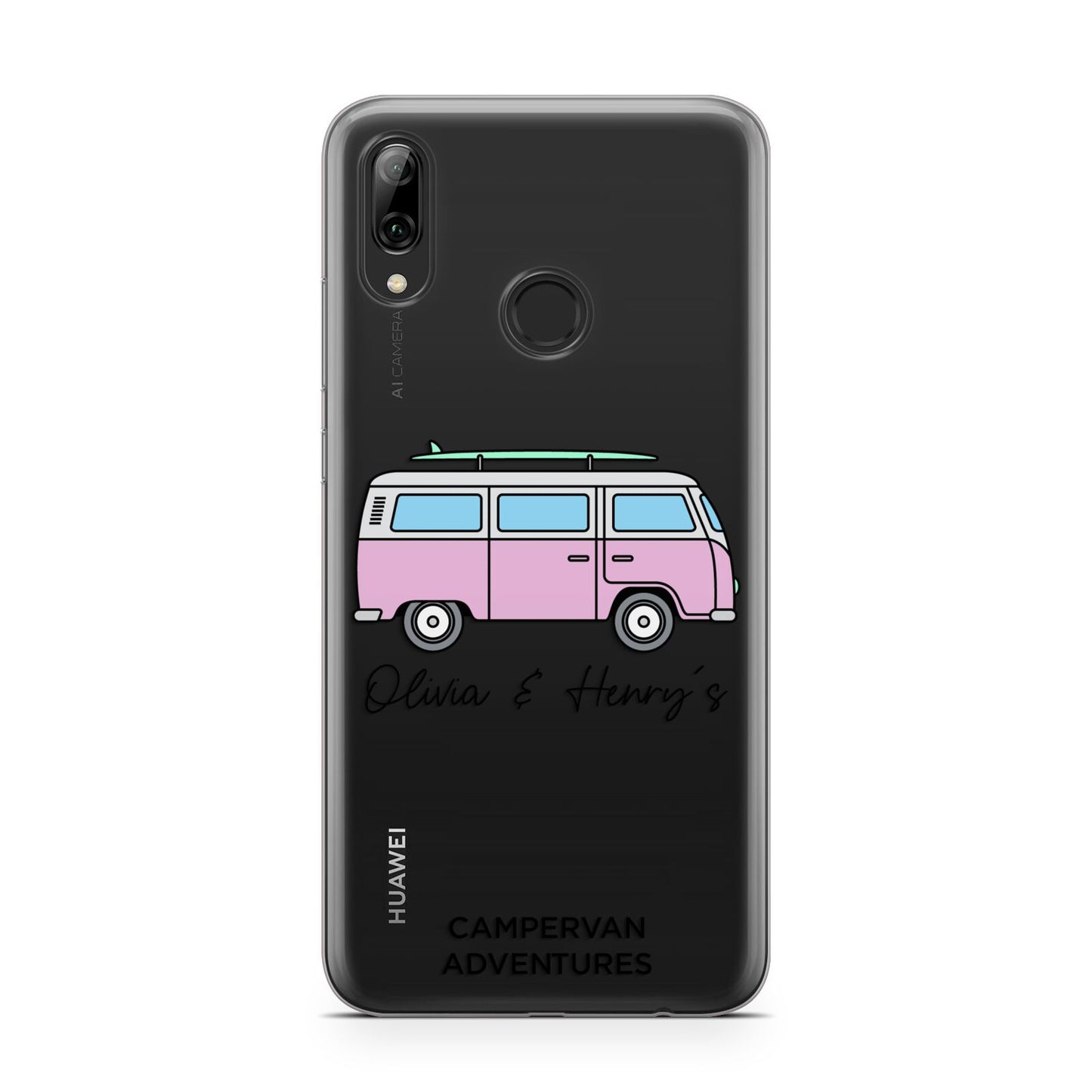 Personalised Campervan Adventures Huawei Y7 2019