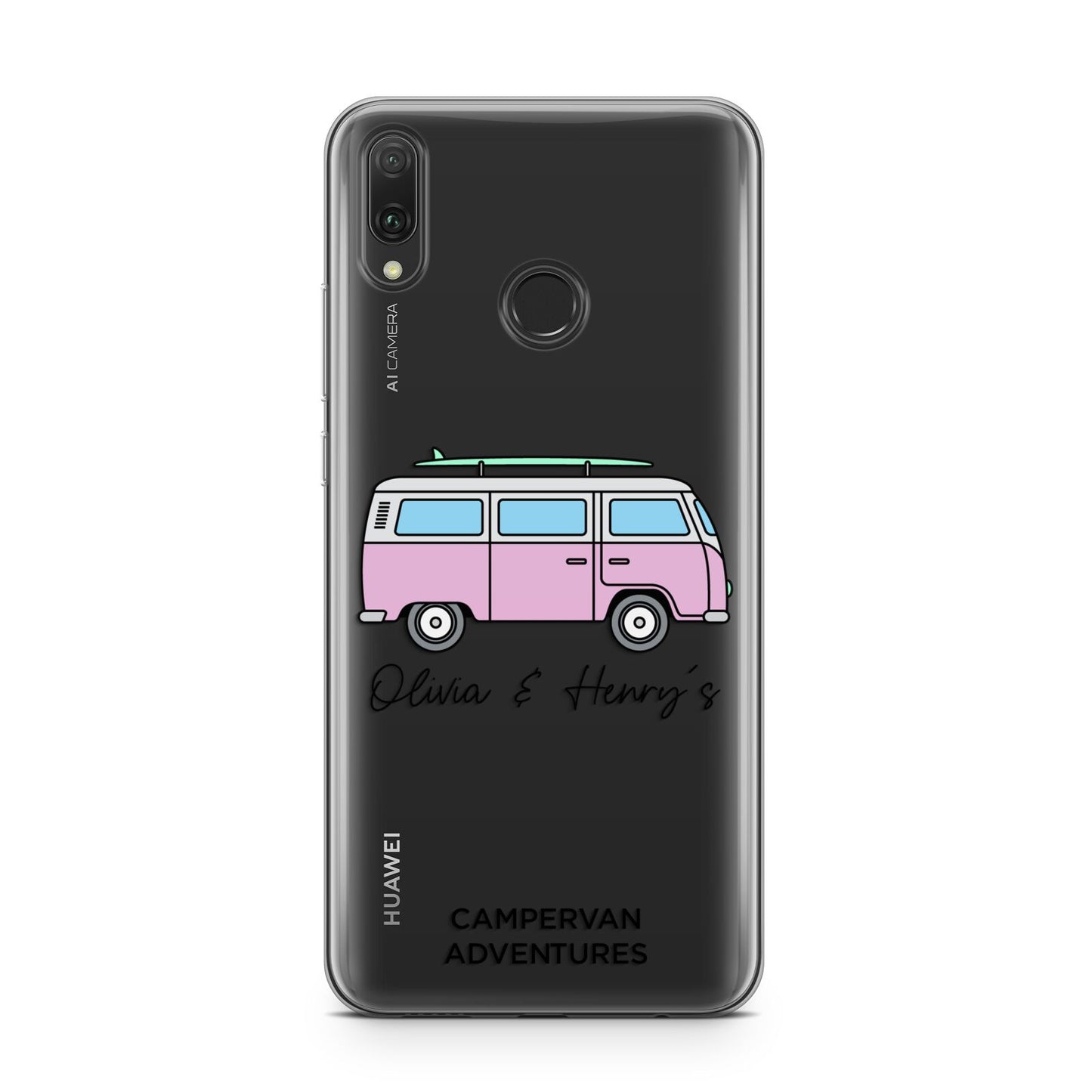 Personalised Campervan Adventures Huawei Y9 2019