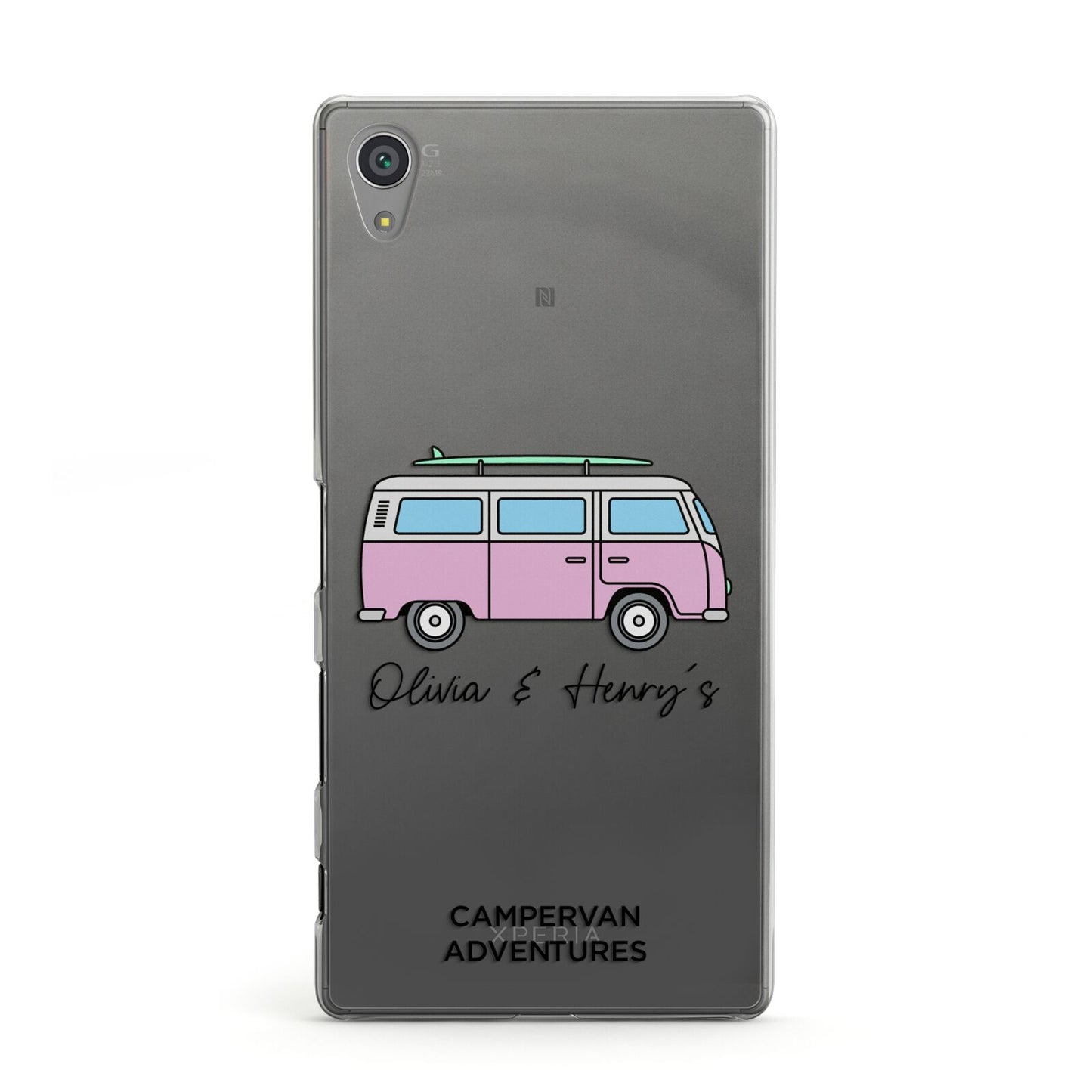 Personalised Campervan Adventures Sony Xperia Case