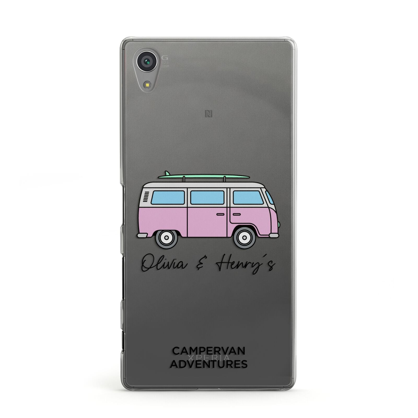 Personalised Campervan Adventures Sony Xperia Case