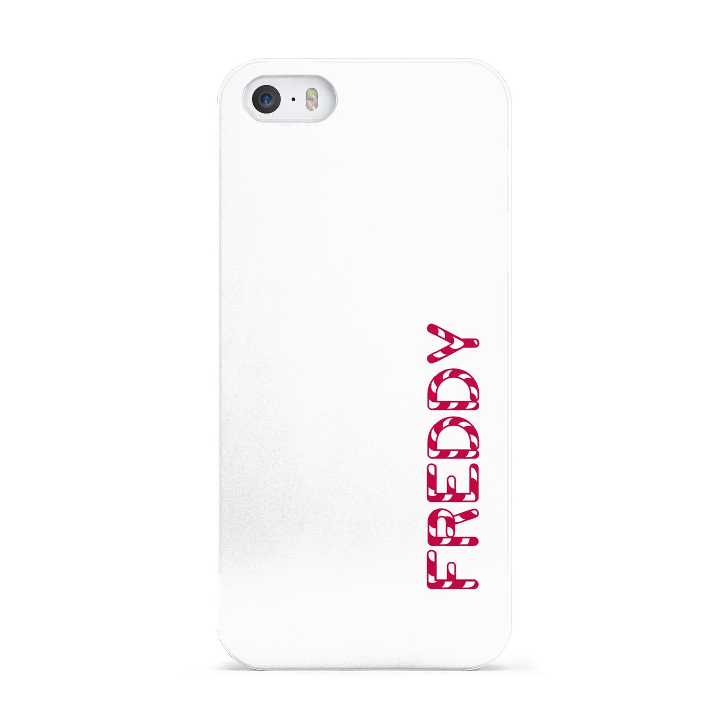 Personalised Candy Cane Name Apple iPhone 5 Case