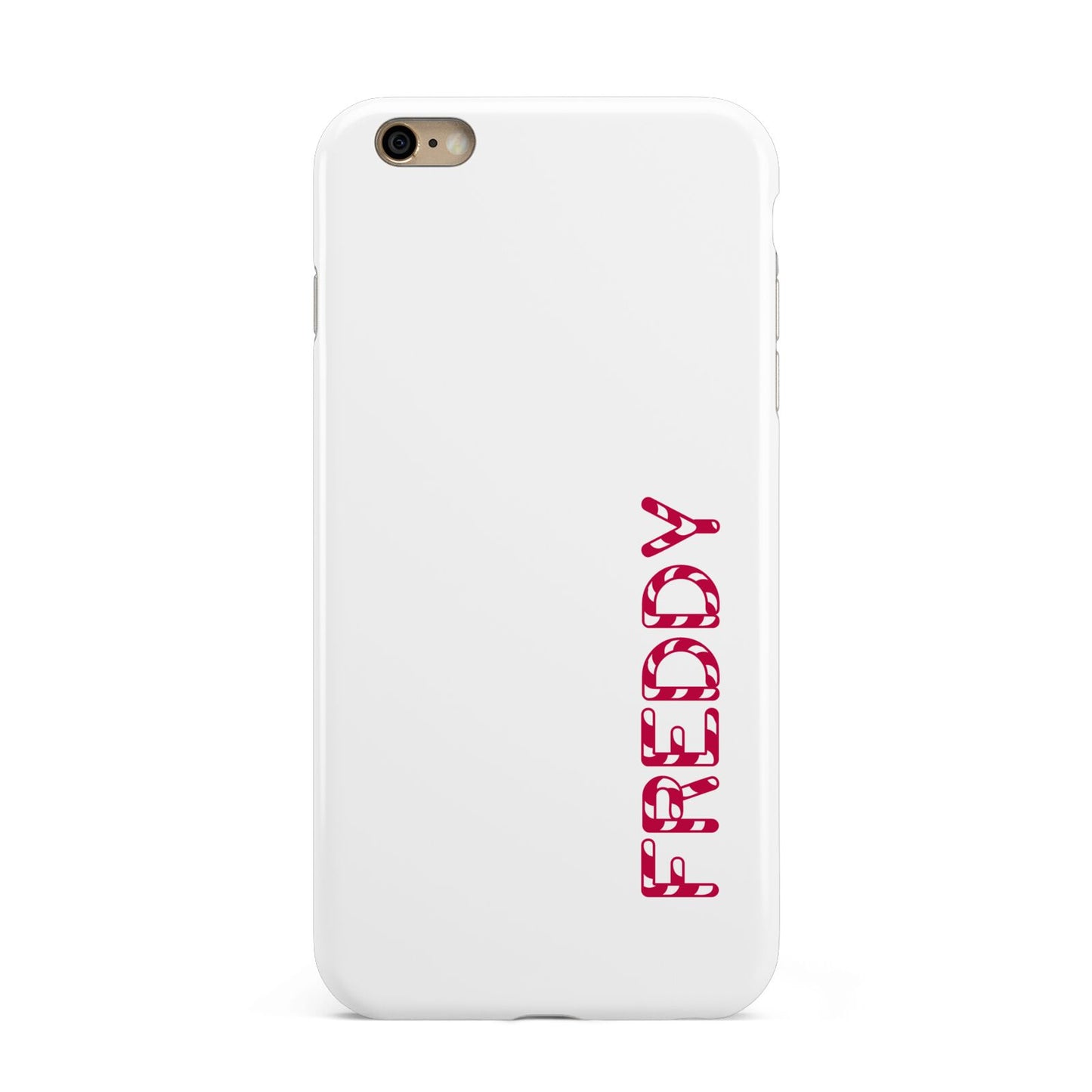 Personalised Candy Cane Name Apple iPhone 6 Plus 3D Tough Case