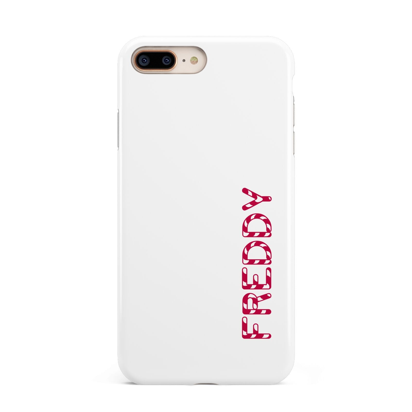 Personalised Candy Cane Name Apple iPhone 7 8 Plus 3D Tough Case