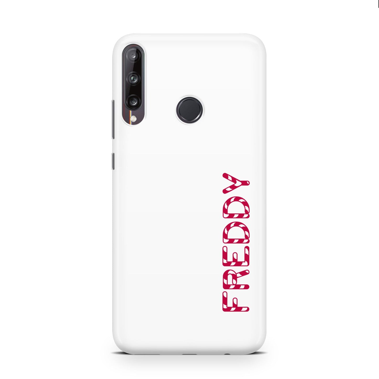 Personalised Candy Cane Name Huawei P40 Lite E Phone Case