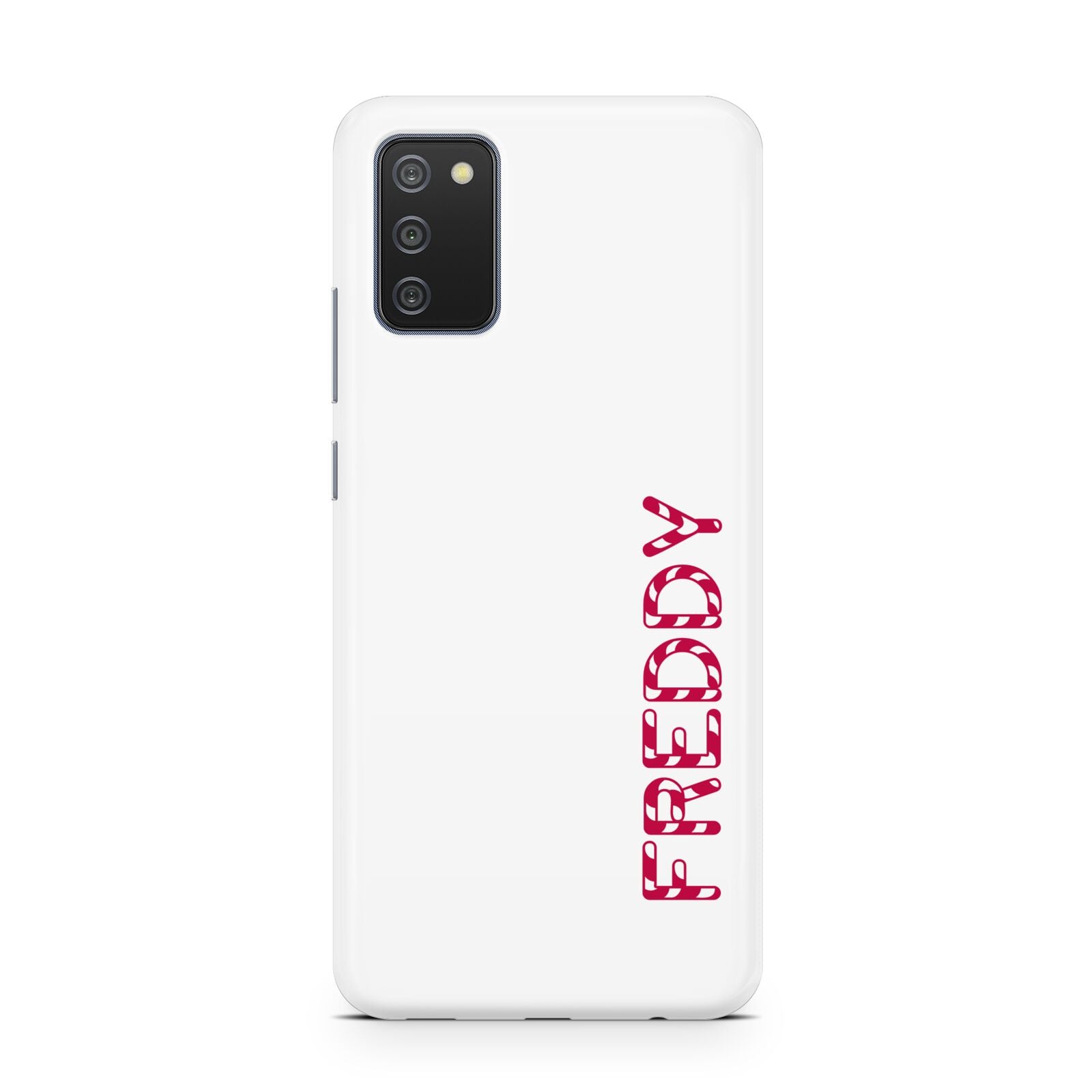 Personalised Candy Cane Name Samsung A02s Case