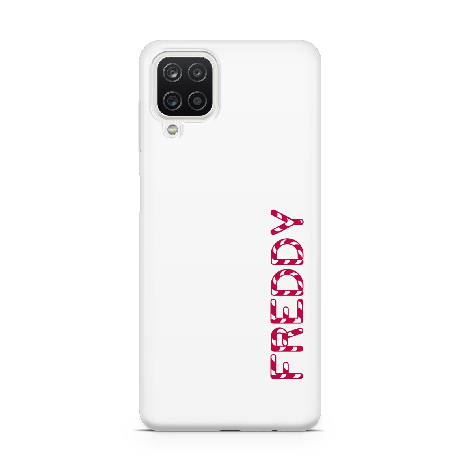 Personalised Candy Cane Name Samsung A12 Case