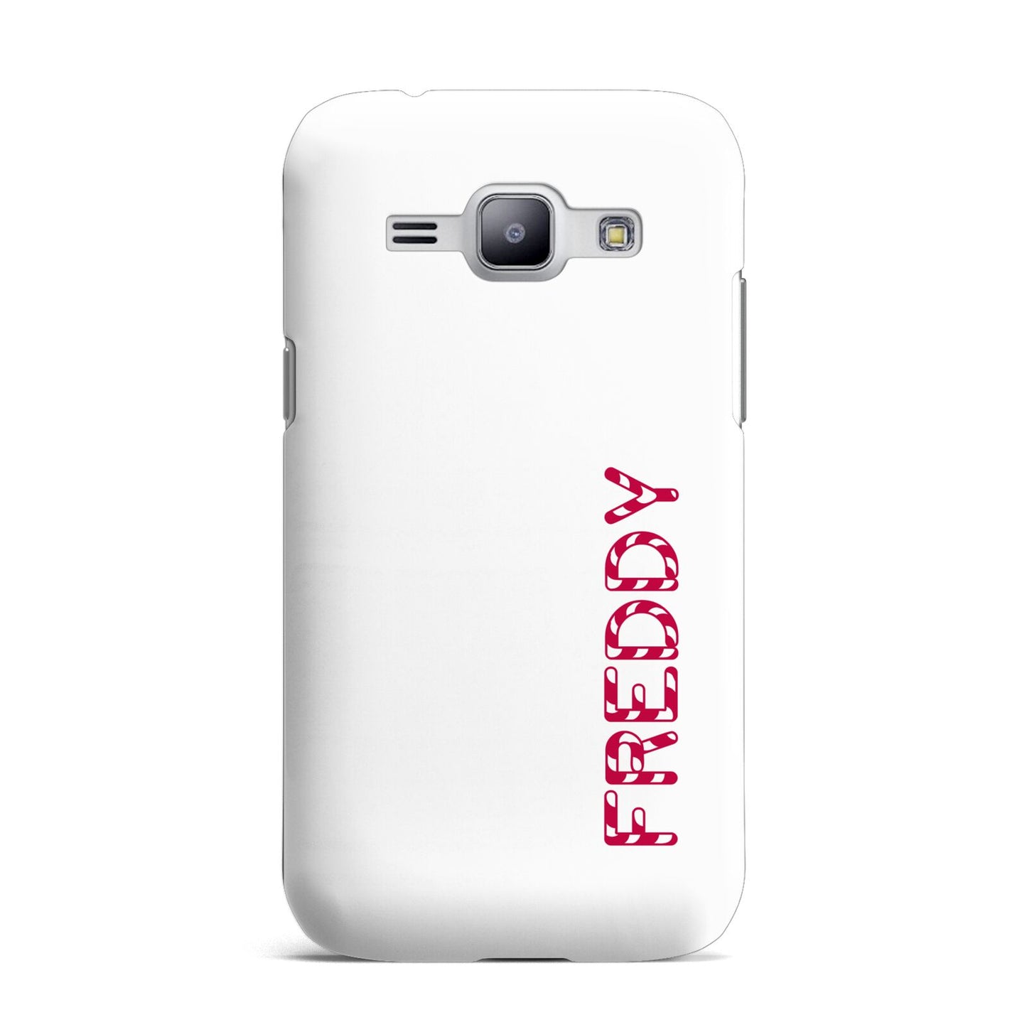 Personalised Candy Cane Name Samsung Galaxy J1 2015 Case