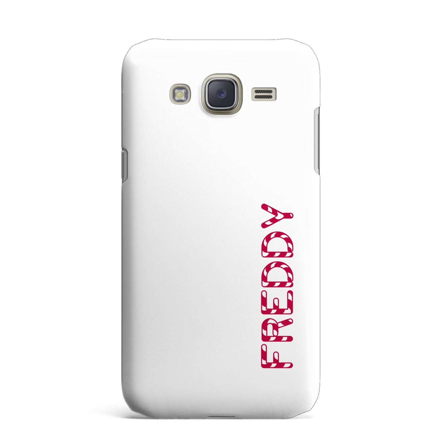 Personalised Candy Cane Name Samsung Galaxy J7 Case