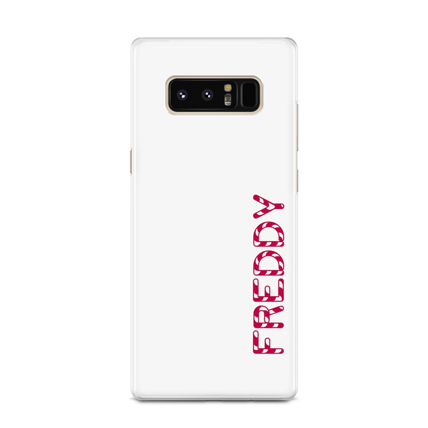 Personalised Candy Cane Name Samsung Galaxy Note 8 Case