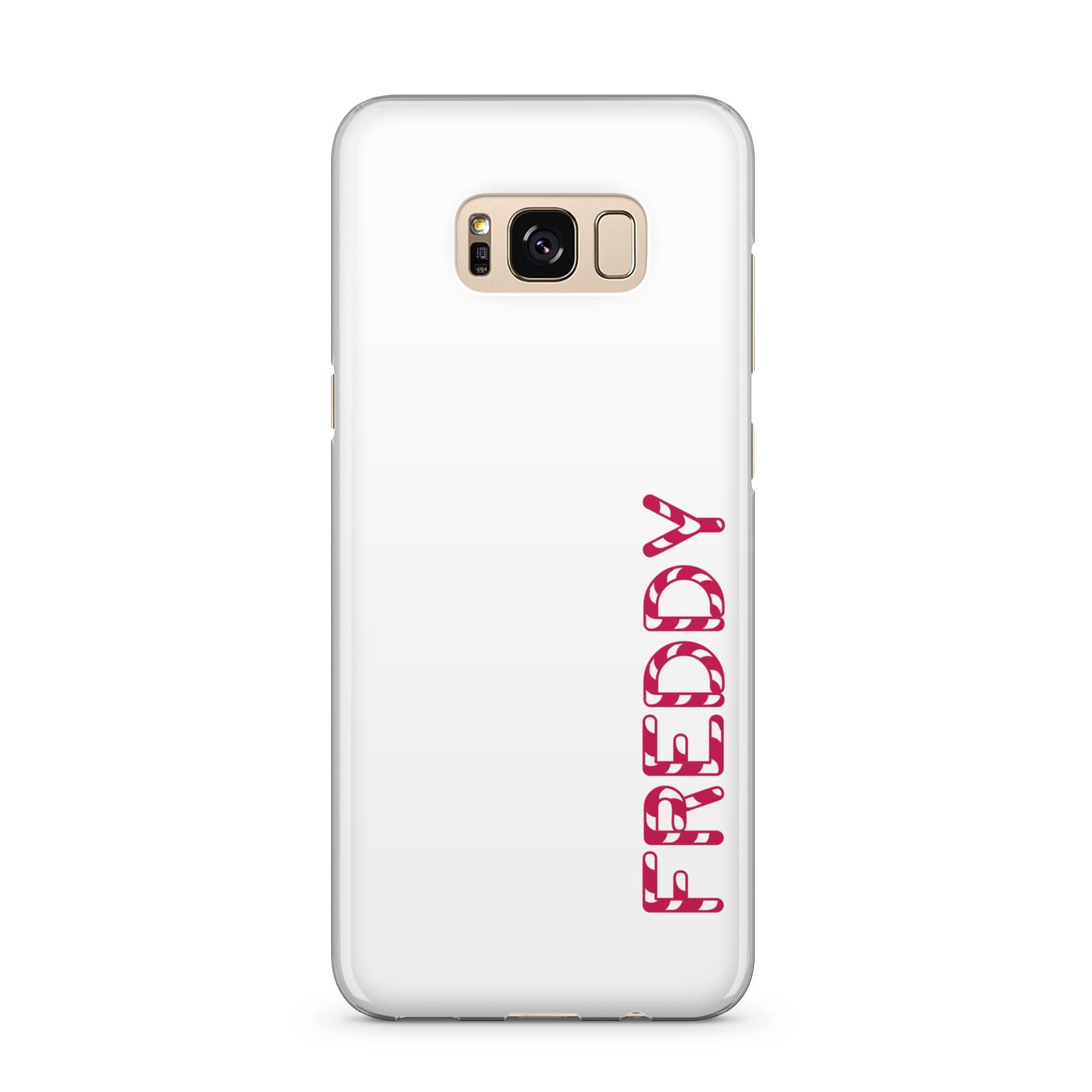 Personalised Candy Cane Name Samsung Galaxy S8 Plus Case